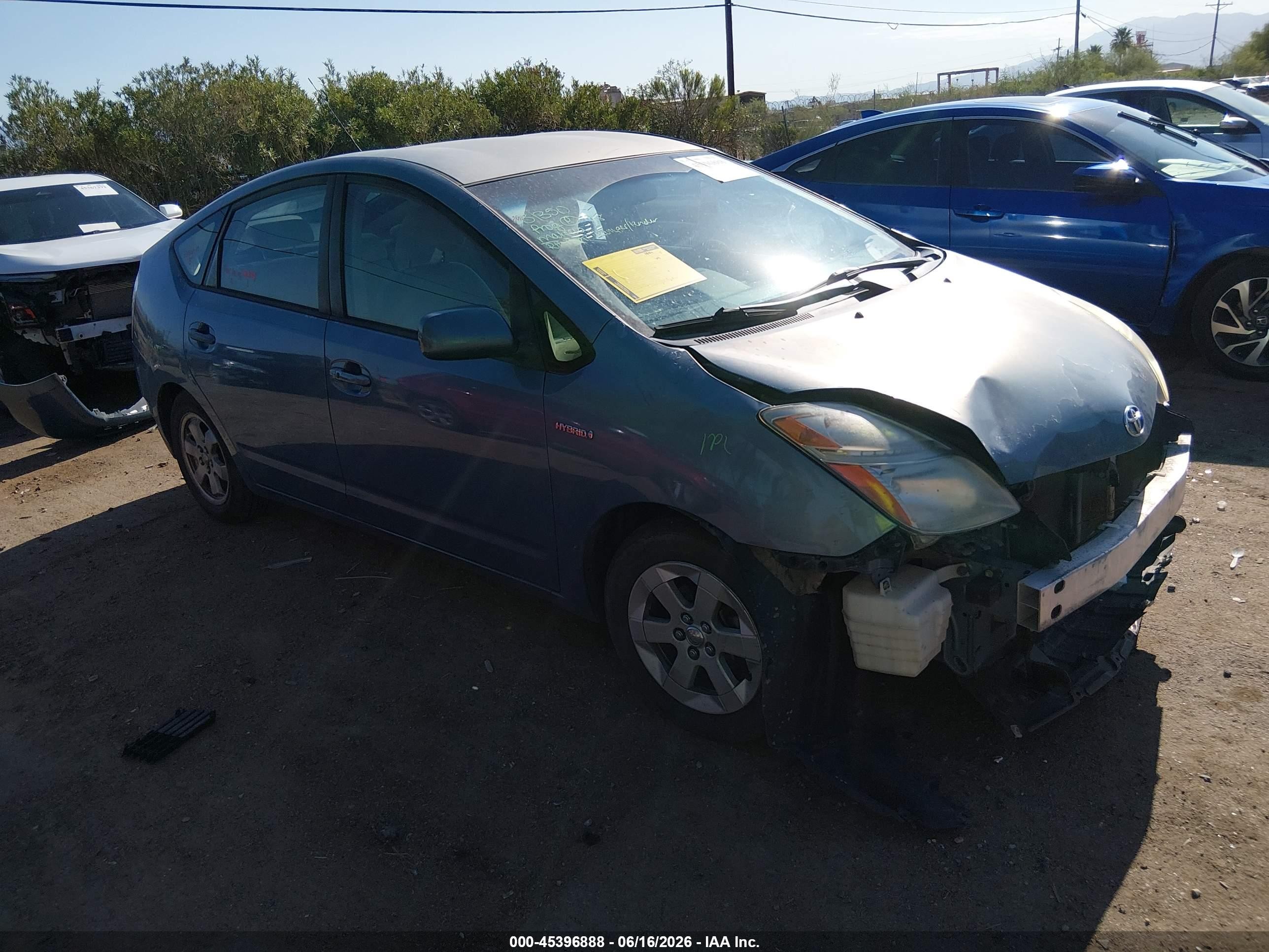 2007 Toyota Prius   Blue vin: JTDKB20U677683714