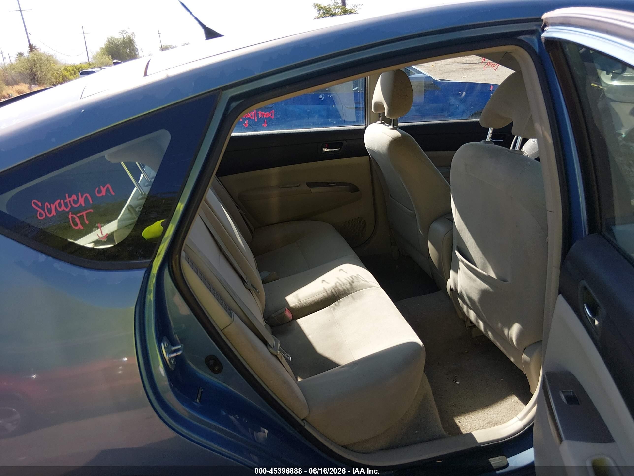 2007 Toyota Prius   Blue vin: JTDKB20U677683714