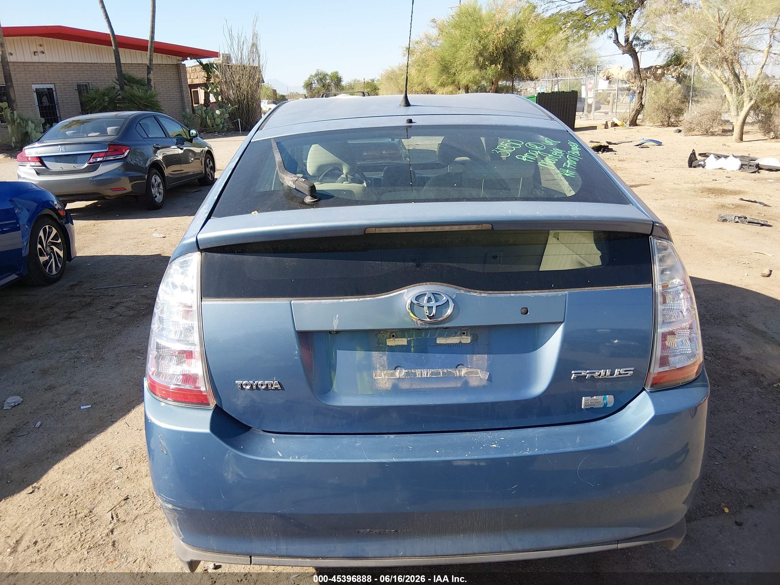 2007 Toyota Prius   Blue vin: JTDKB20U677683714
