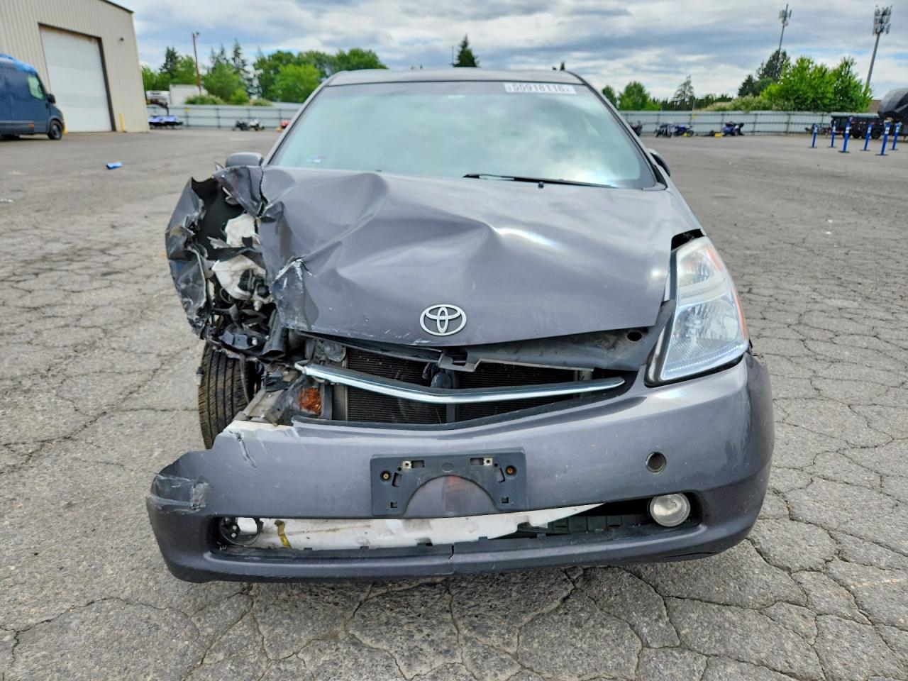 2008 Toyota Prius Base Gray vin: JTDKB20U683304882