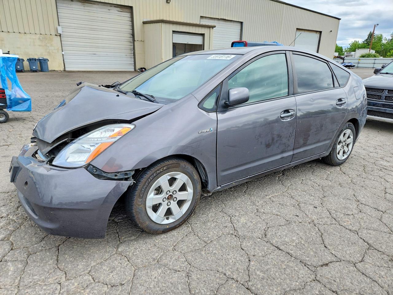 2008 Toyota Prius Base Gray vin: JTDKB20U683304882