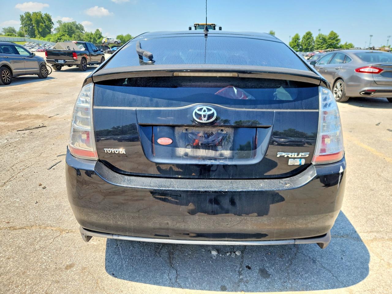 2008 Toyota Prius Base Black vin: JTDKB20U683325831