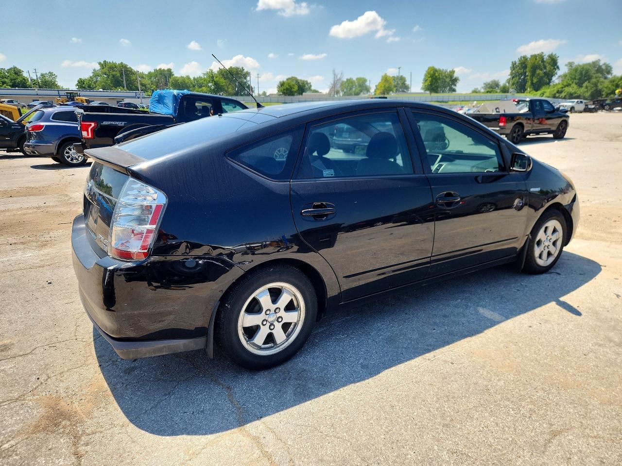 2008 Toyota Prius Base Black vin: JTDKB20U683325831