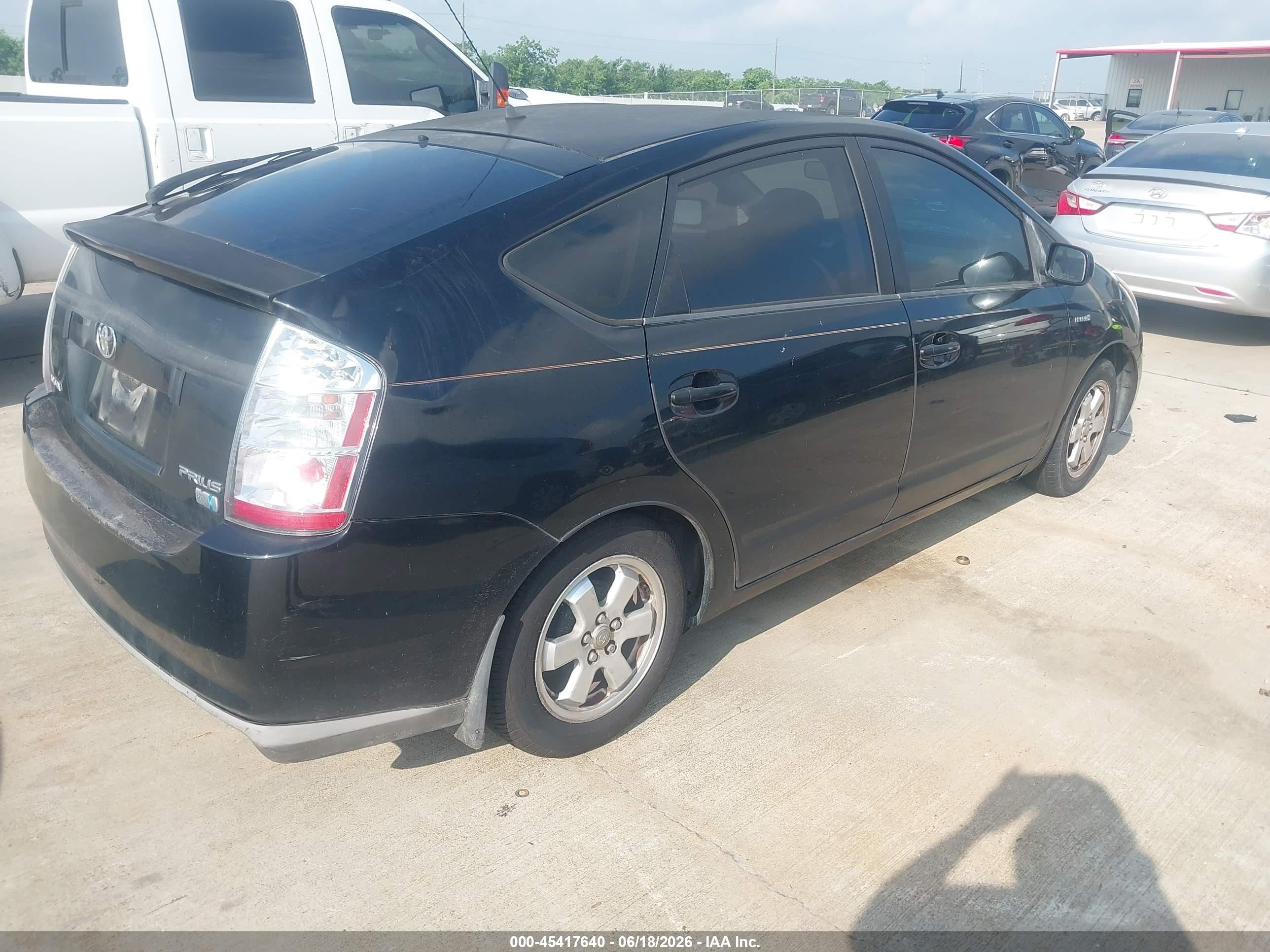 2008 Toyota Prius   Черный vin: JTDKB20U683328194