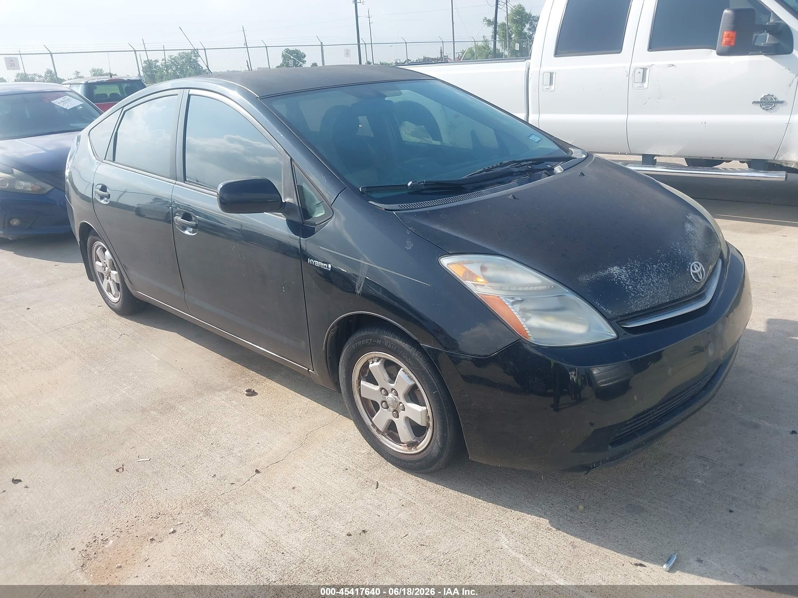 2008 Toyota Prius   Черный vin: JTDKB20U683328194