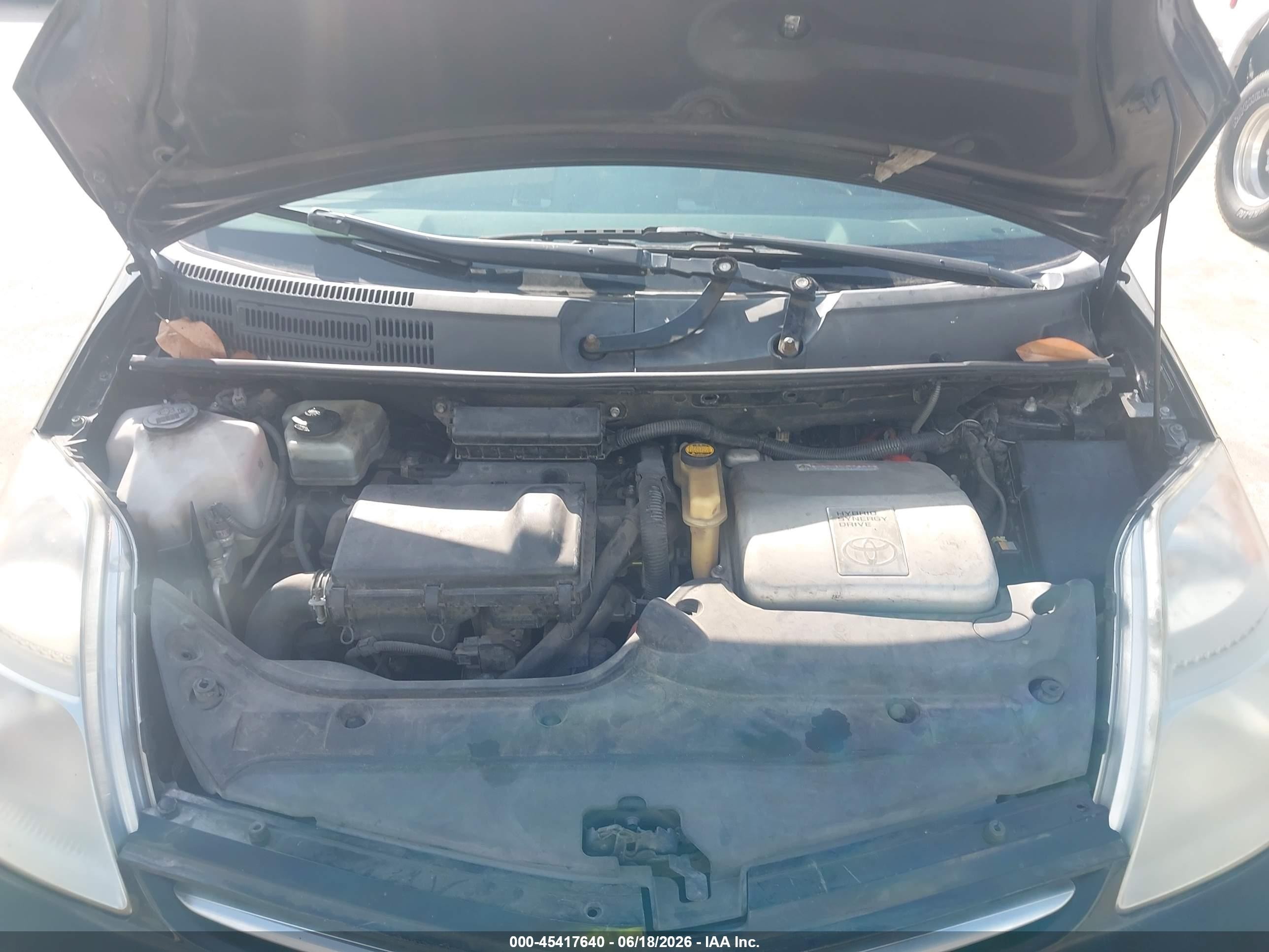 2008 Toyota Prius   Черный vin: JTDKB20U683328194