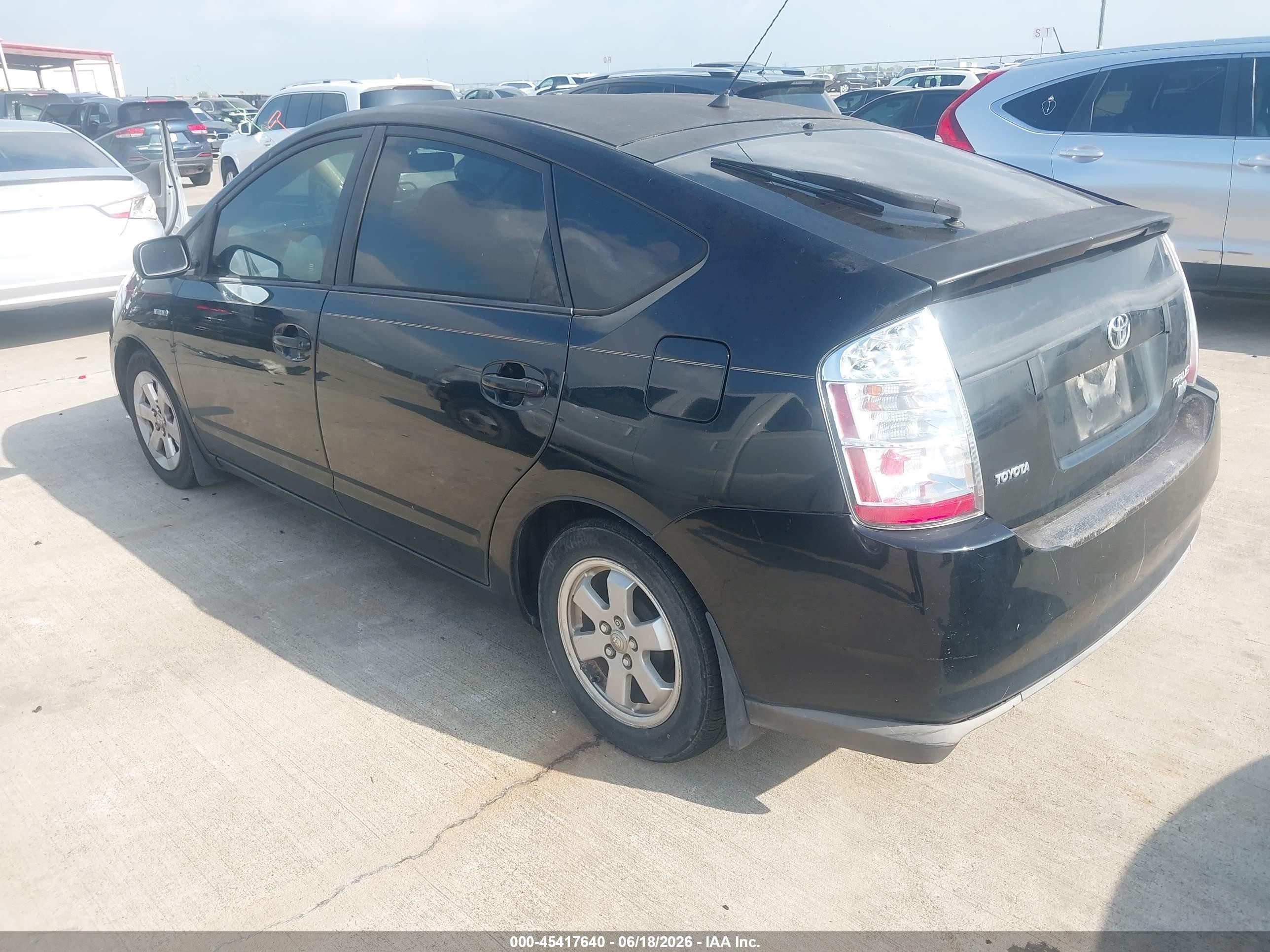 2008 Toyota Prius   Черный vin: JTDKB20U683328194