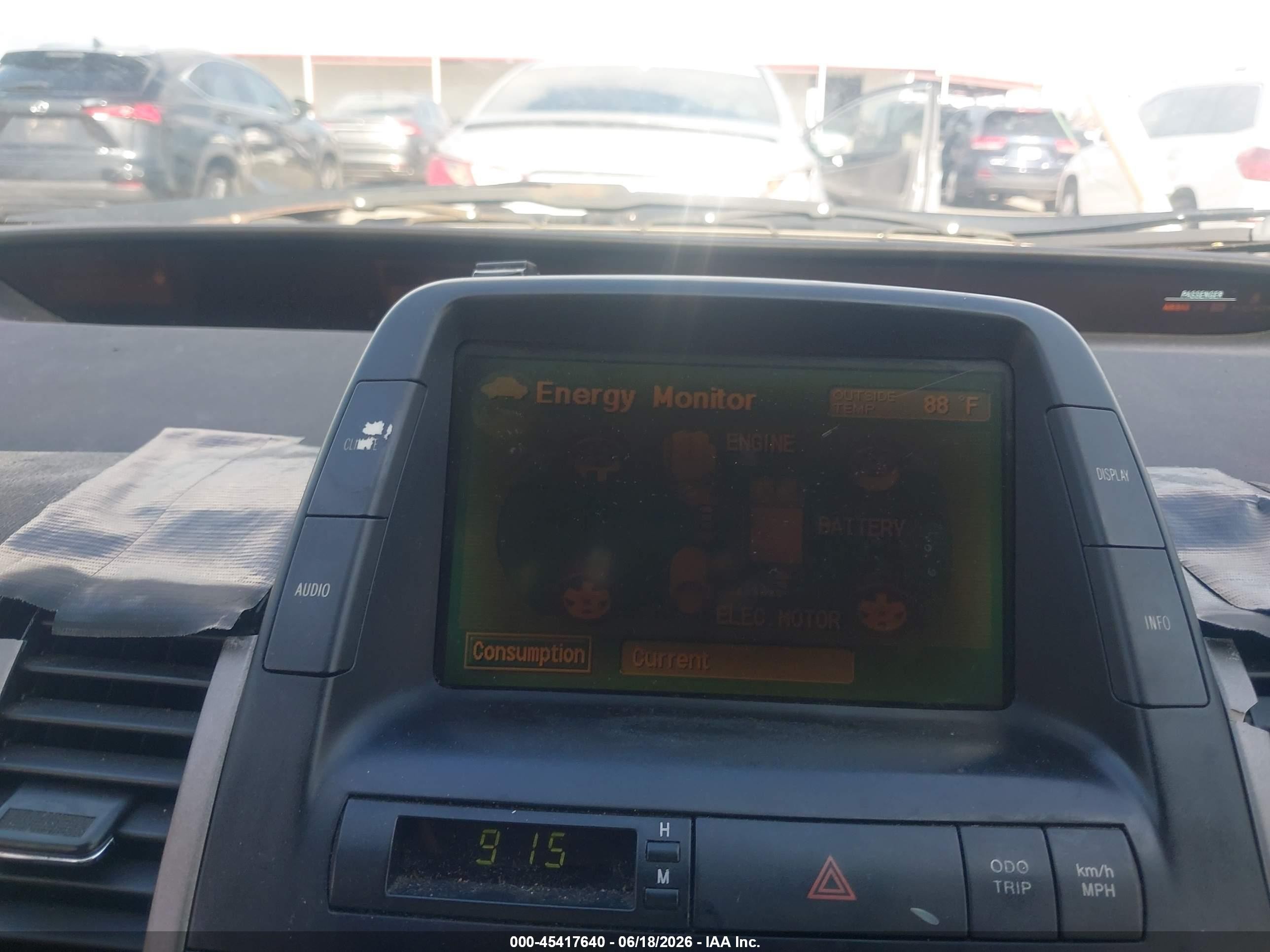 2008 Toyota Prius   Черный vin: JTDKB20U683328194