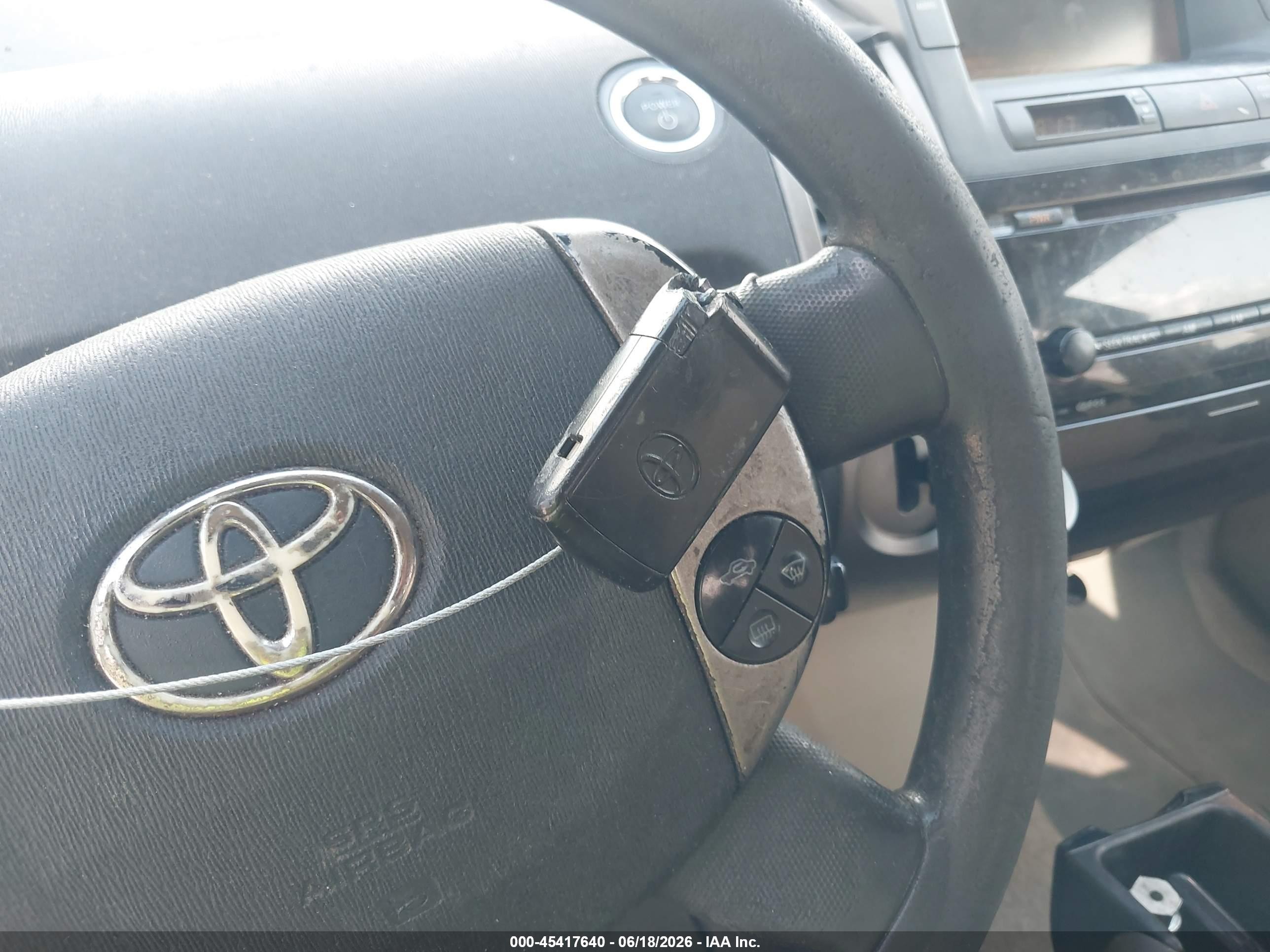 2008 Toyota Prius   Черный vin: JTDKB20U683328194