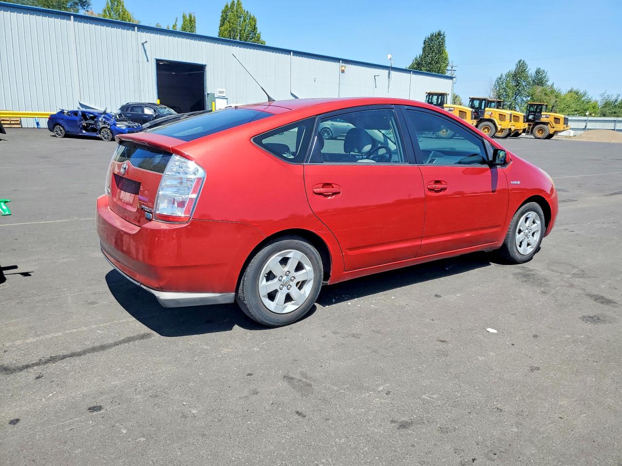 2008 Toyota Prius Base Red vin: JTDKB20U683339549