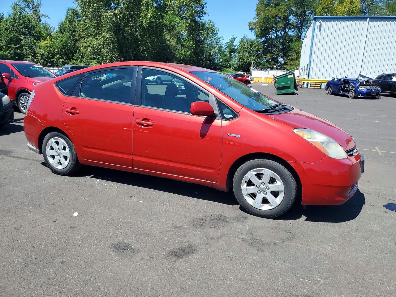 2008 Toyota Prius Base Red vin: JTDKB20U683339549