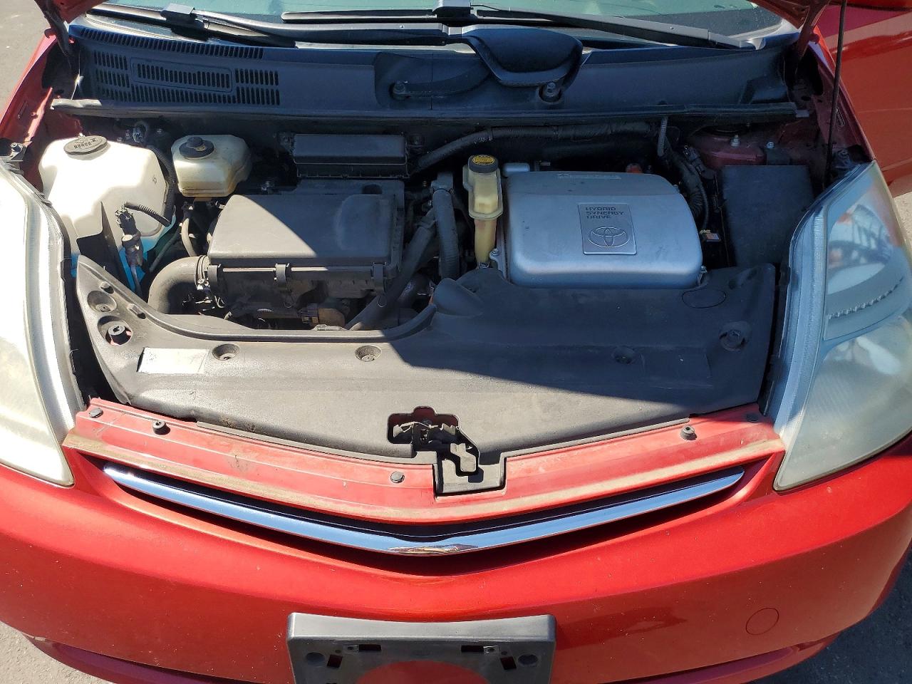 2008 Toyota Prius Base Red vin: JTDKB20U683339549