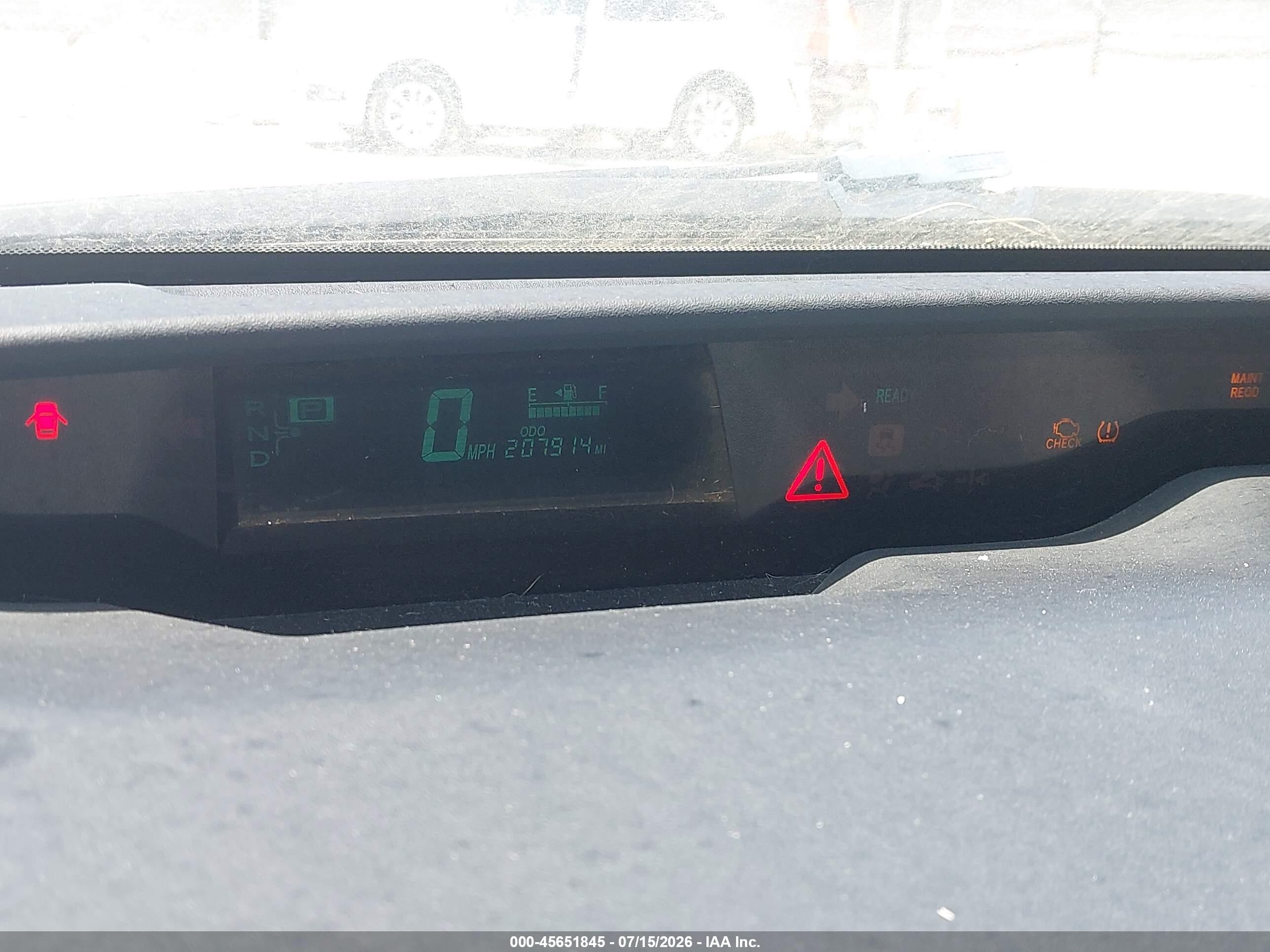 2008 Toyota Prius   Red vin: JTDKB20U683343360