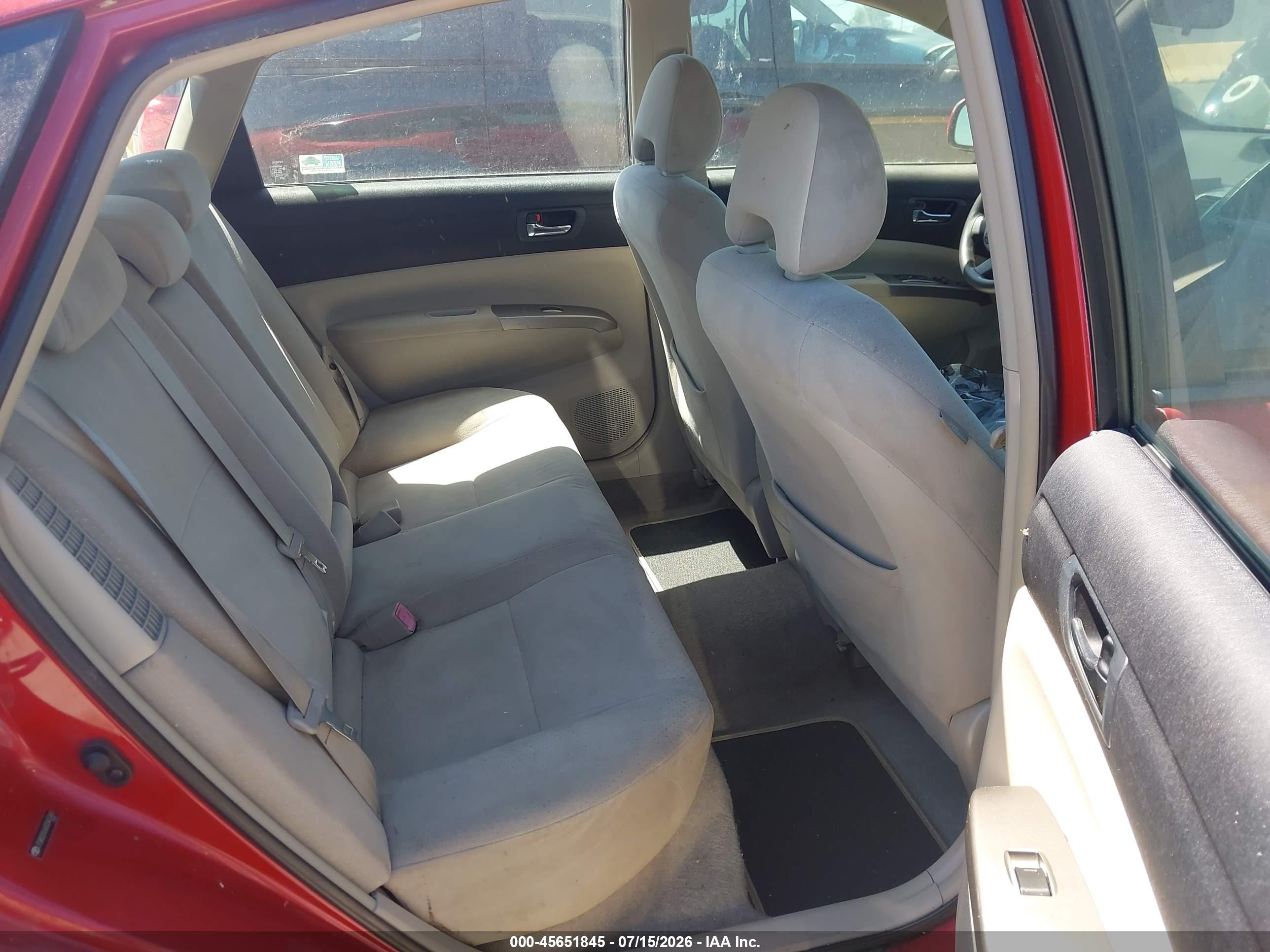 2008 Toyota Prius   Red vin: JTDKB20U683343360
