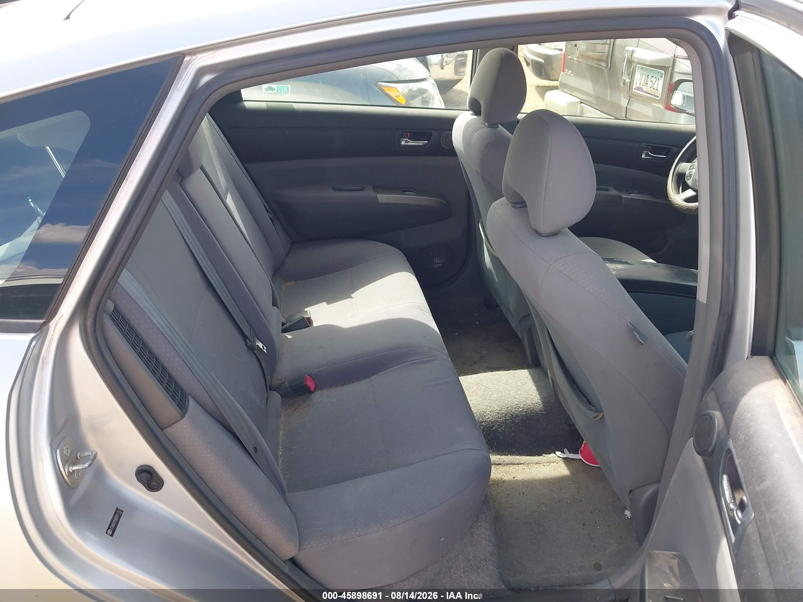2008 Toyota Prius   Silver vin: JTDKB20U683411513