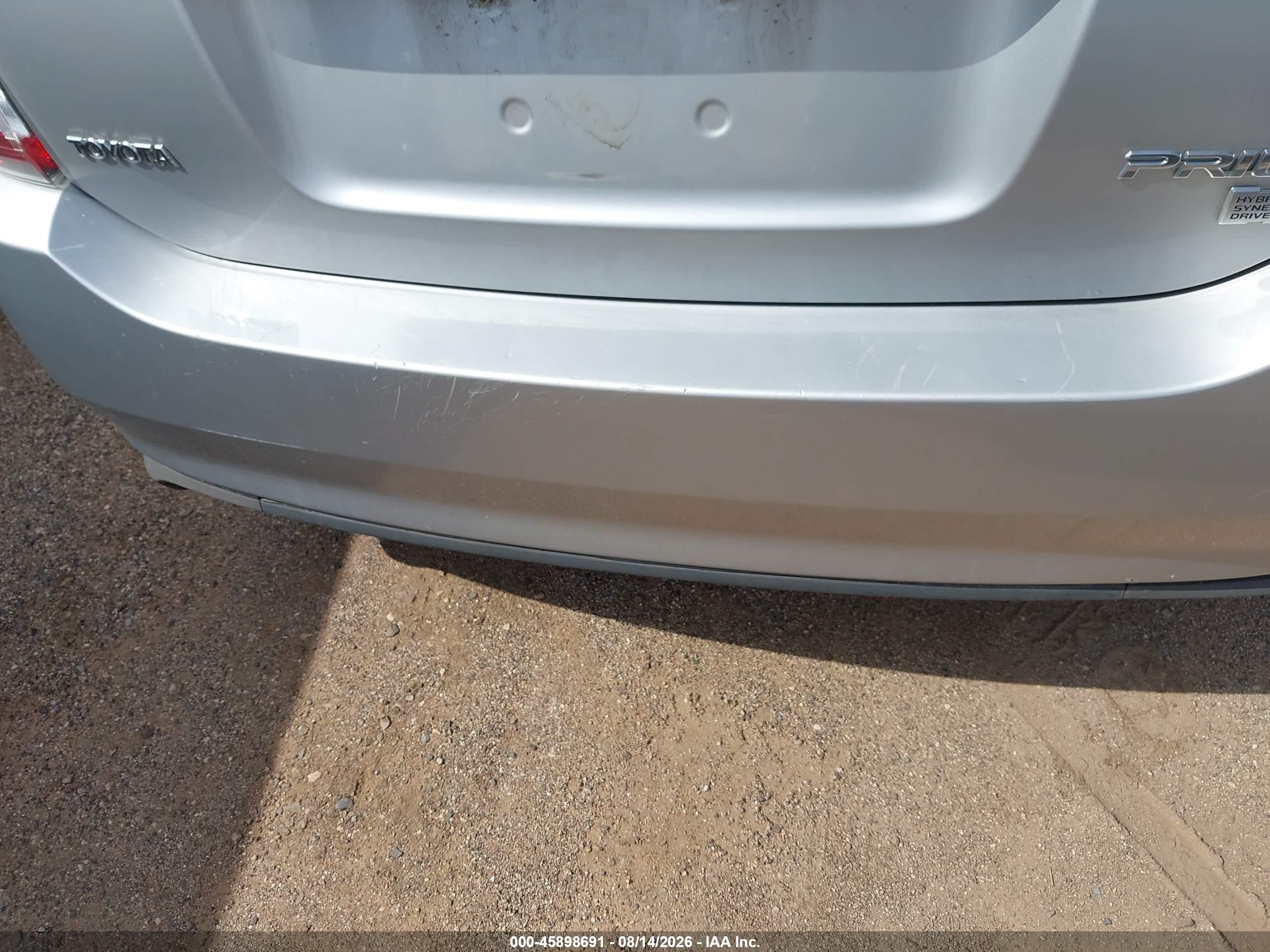2008 Toyota Prius   Silver vin: JTDKB20U683411513