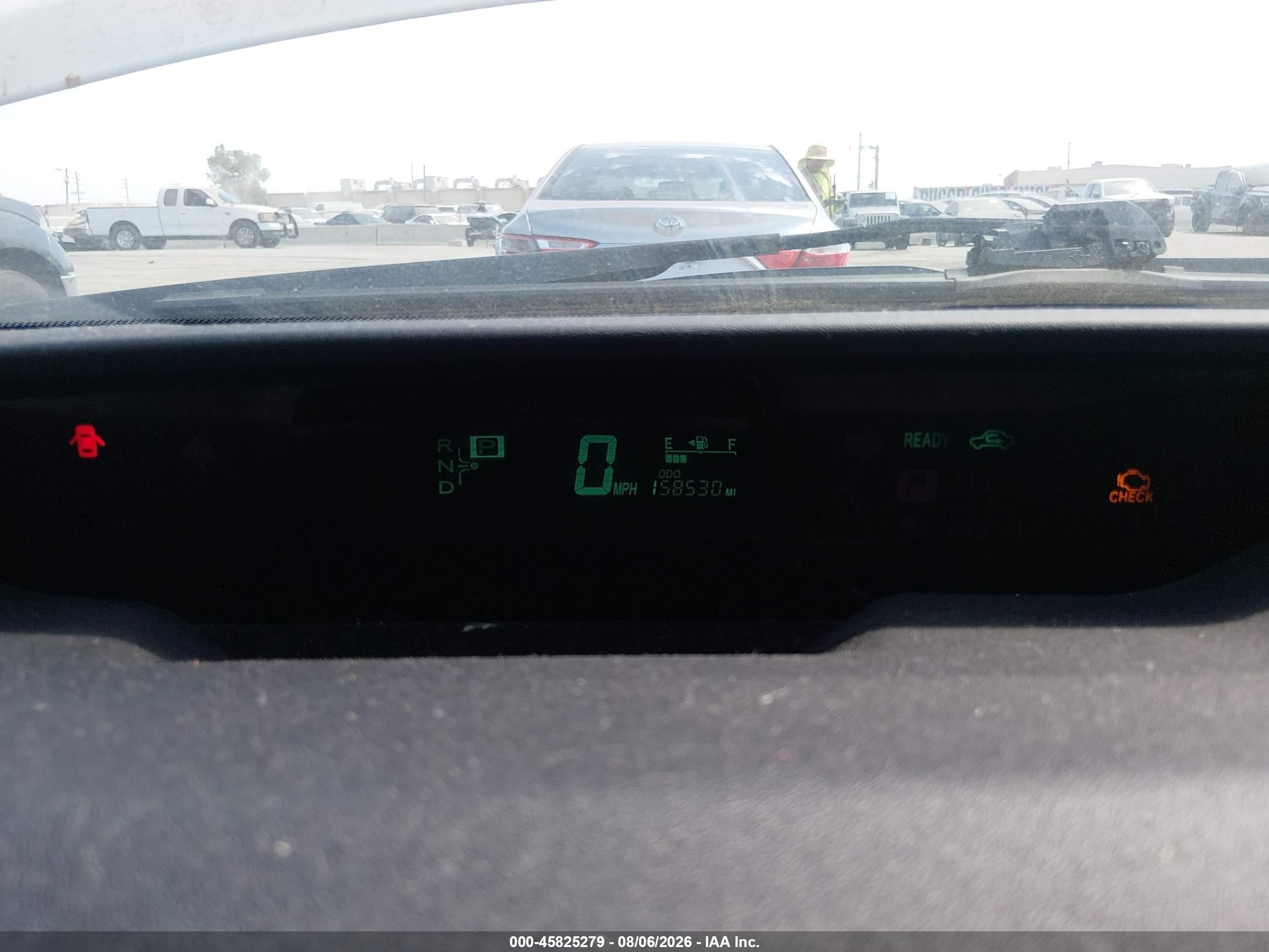2008 Toyota Prius   White vin: JTDKB20U683423600