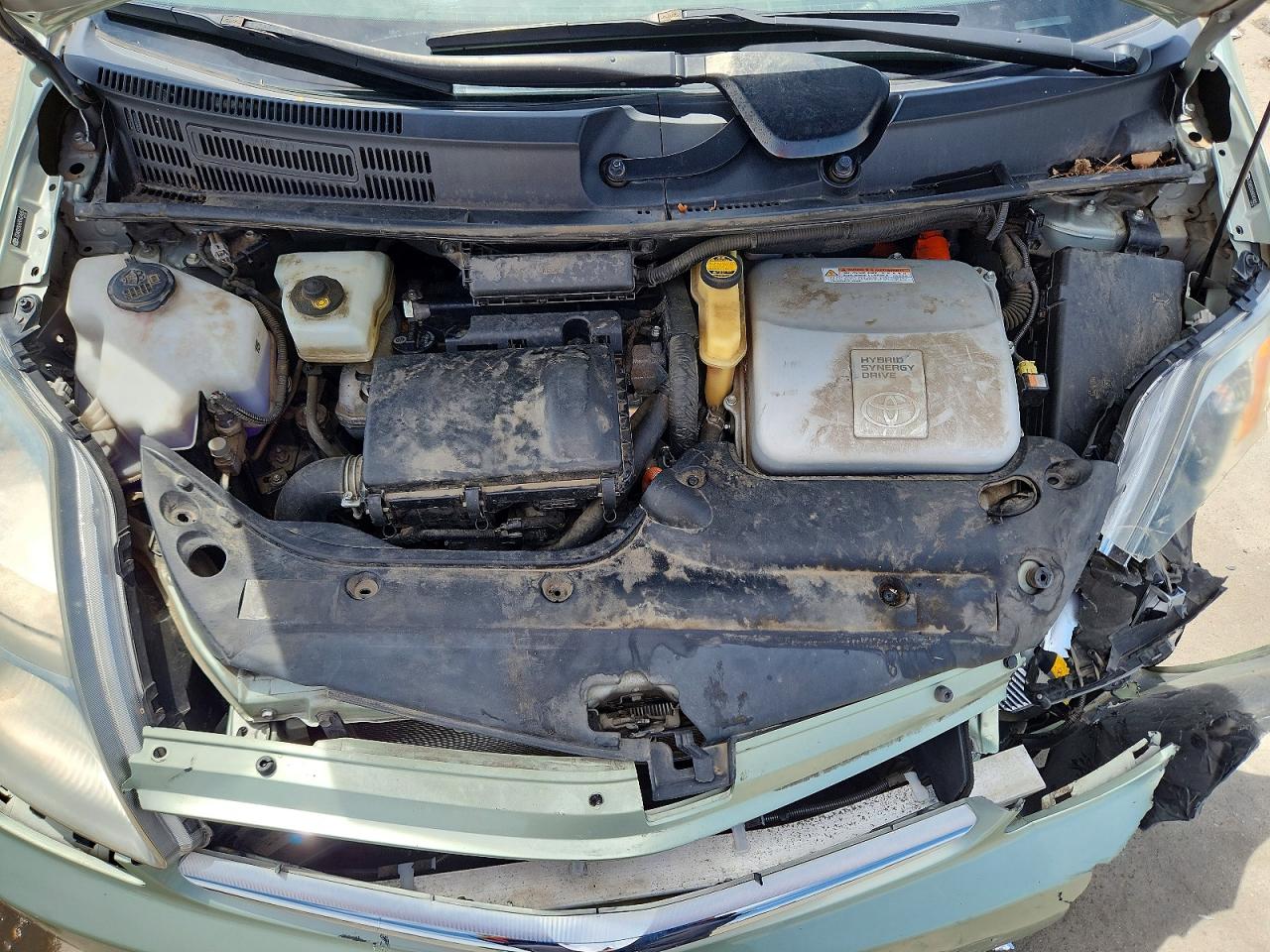 2008 Toyota Prius Base Green vin: JTDKB20U683424651