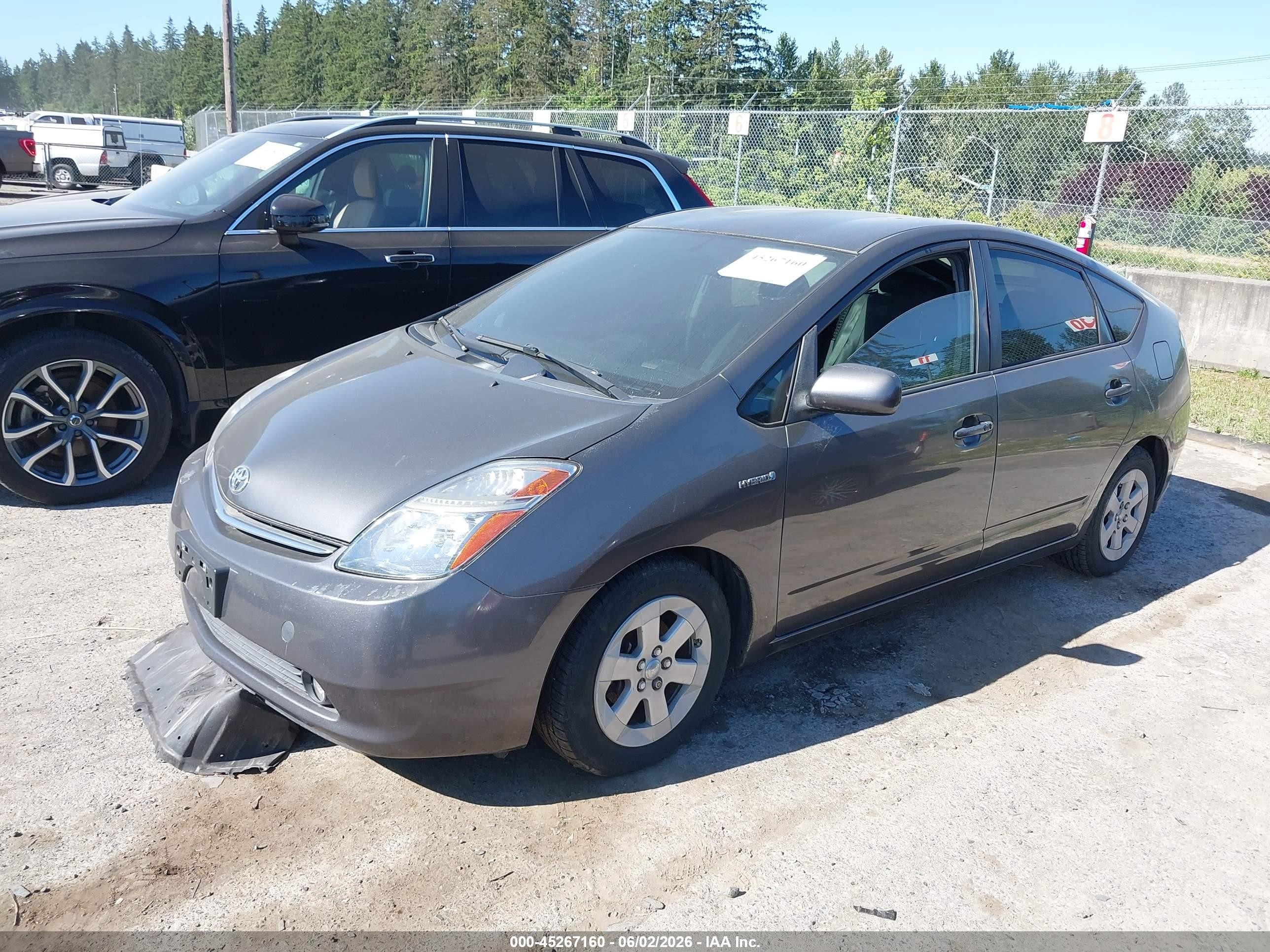 2008 Toyota Prius   Gray vin: JTDKB20U683428232