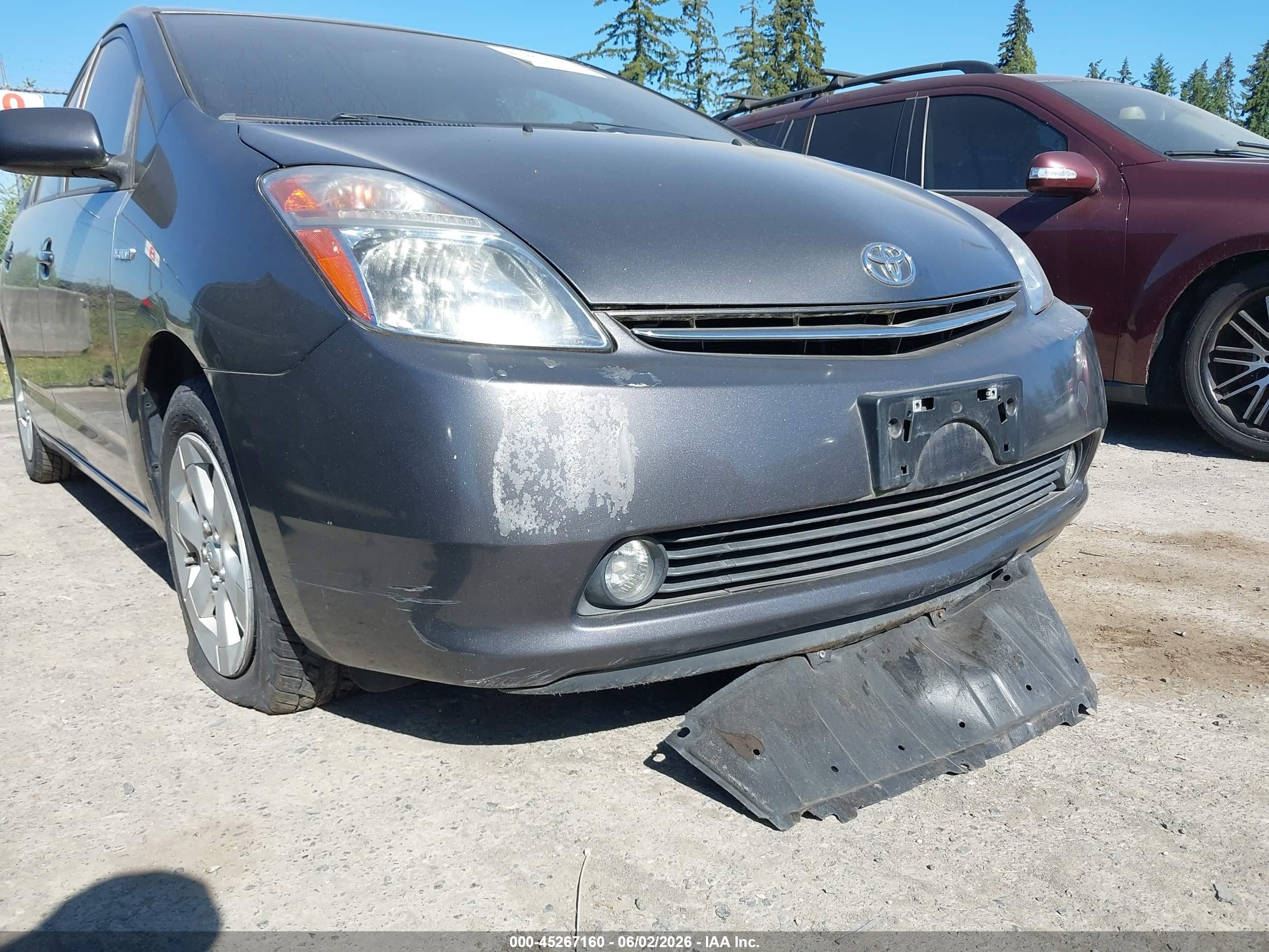 2008 Toyota Prius   Gray vin: JTDKB20U683428232