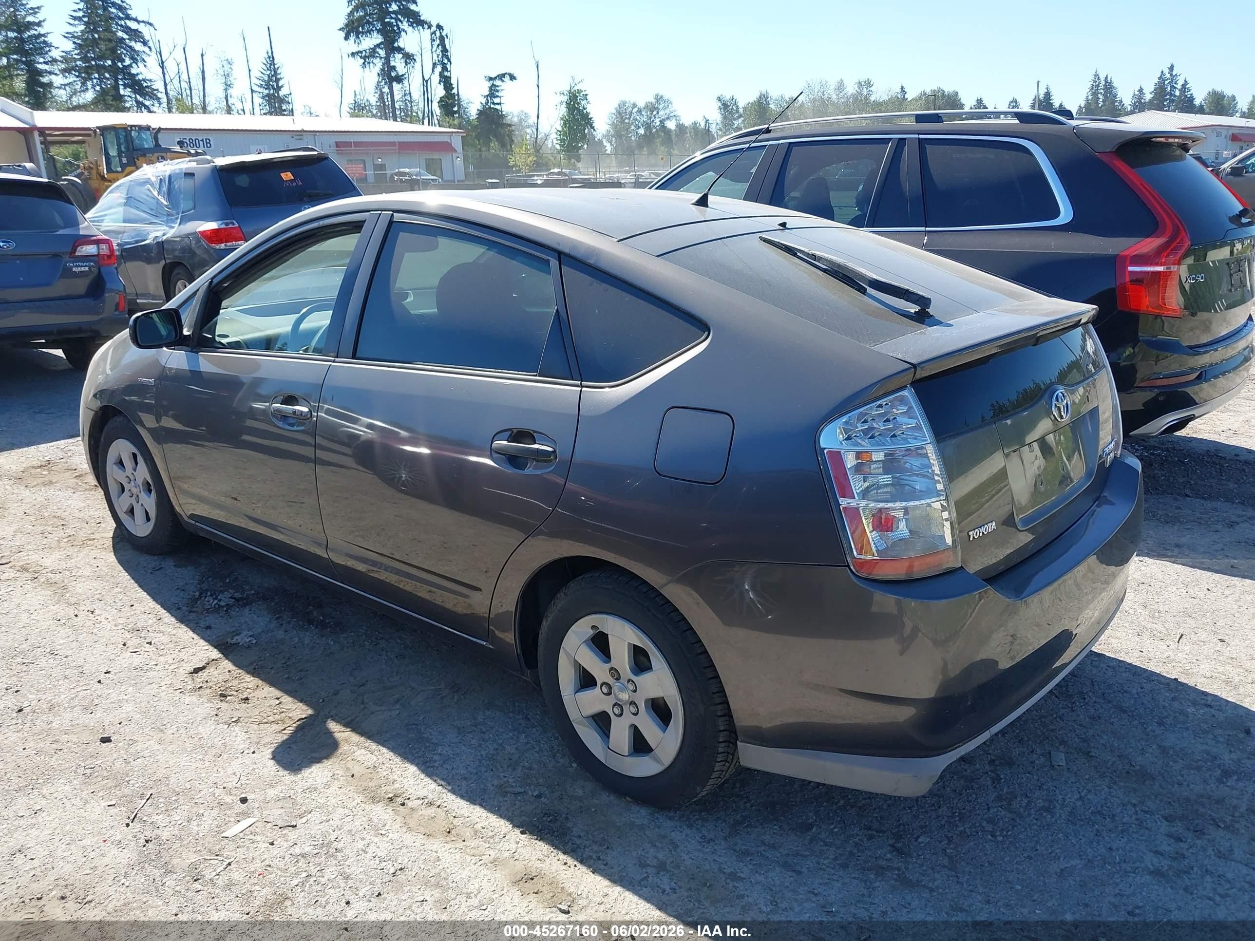 2008 Toyota Prius   Gray vin: JTDKB20U683428232