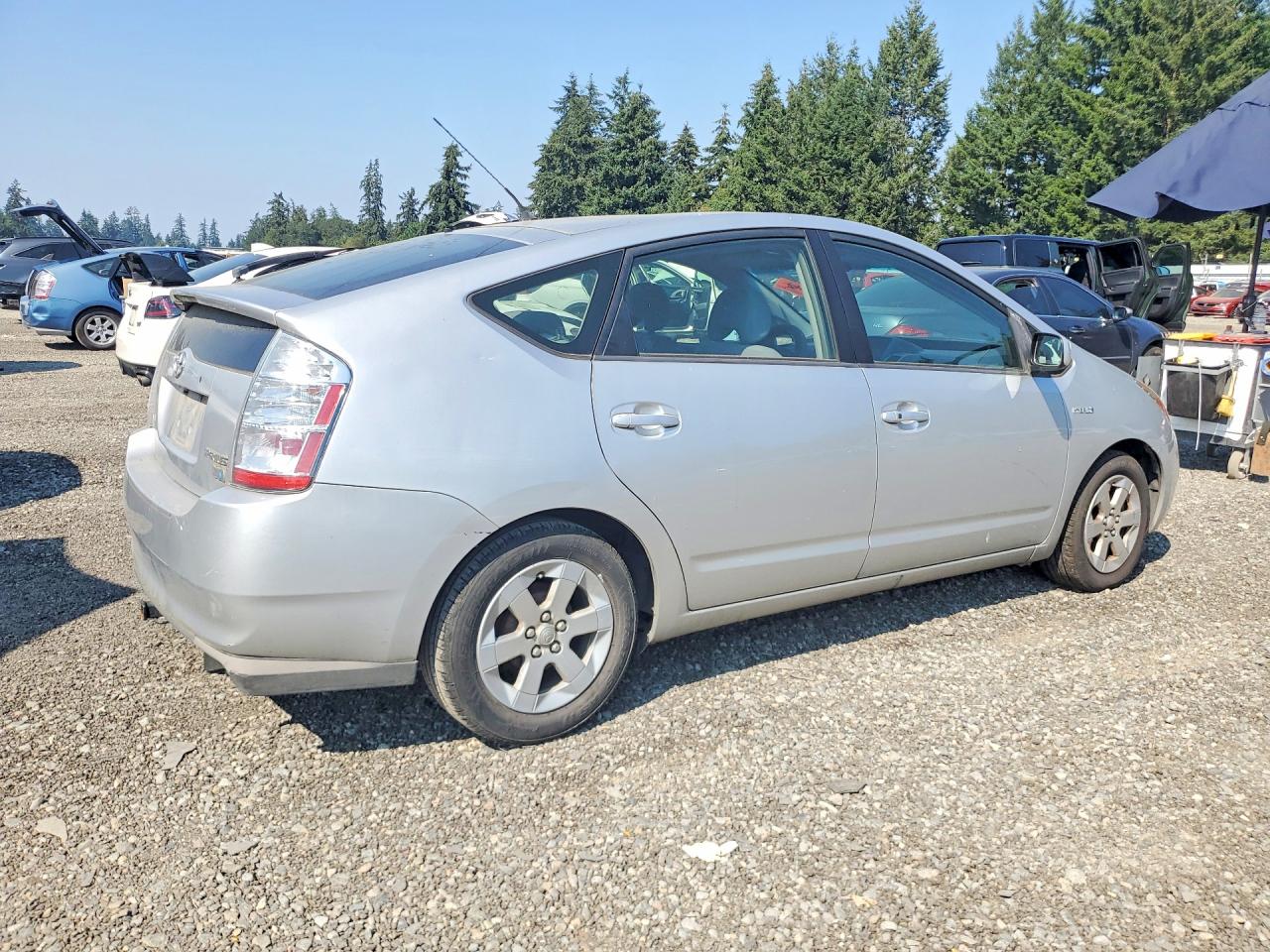 2008 Toyota Prius Base Silver vin: JTDKB20U683433642