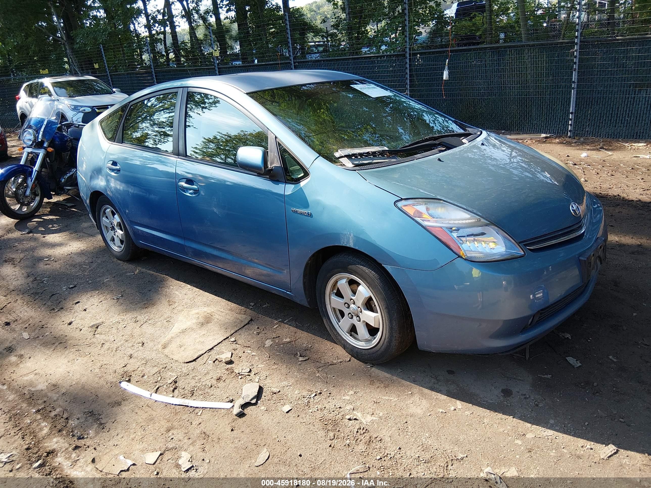 2008 Toyota Prius   Blue vin: JTDKB20U687694407