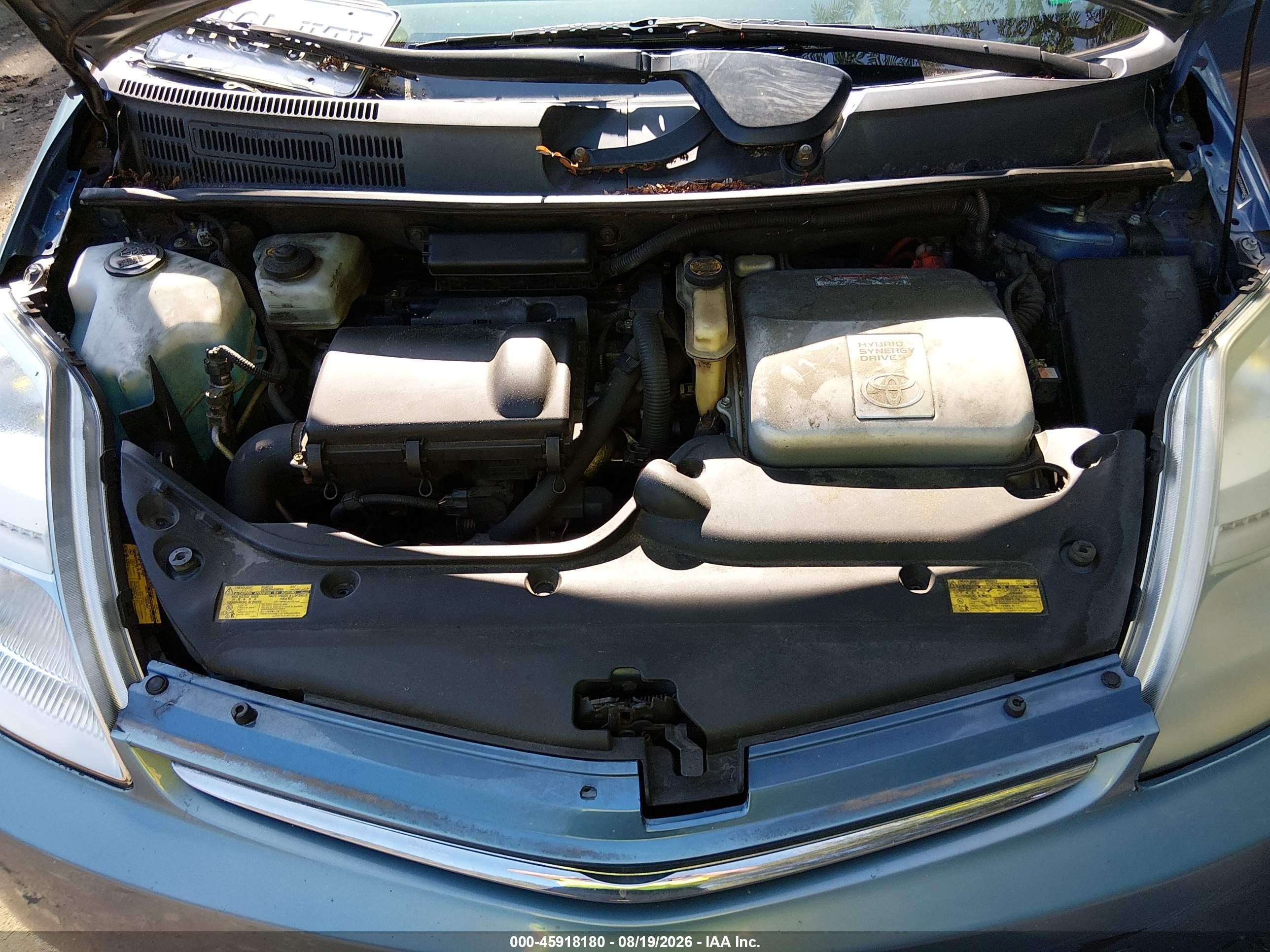 2008 Toyota Prius   Синий vin: JTDKB20U687694407