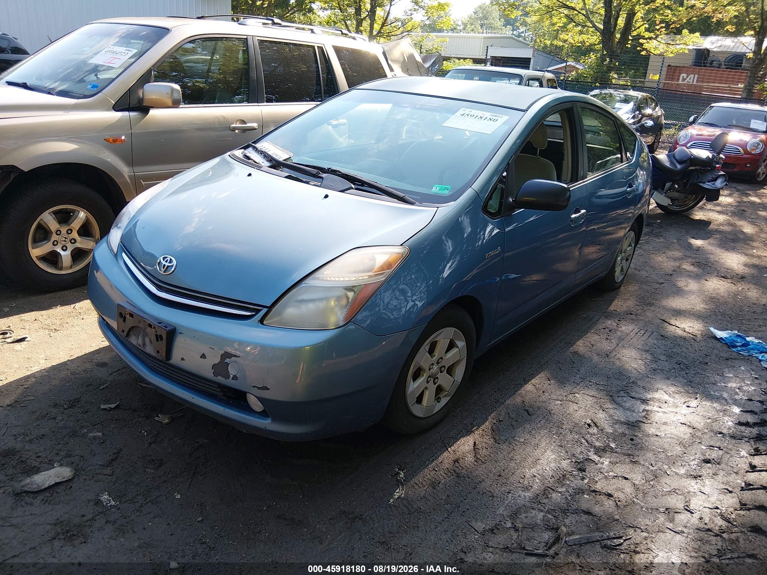 2008 Toyota Prius   Синий vin: JTDKB20U687694407