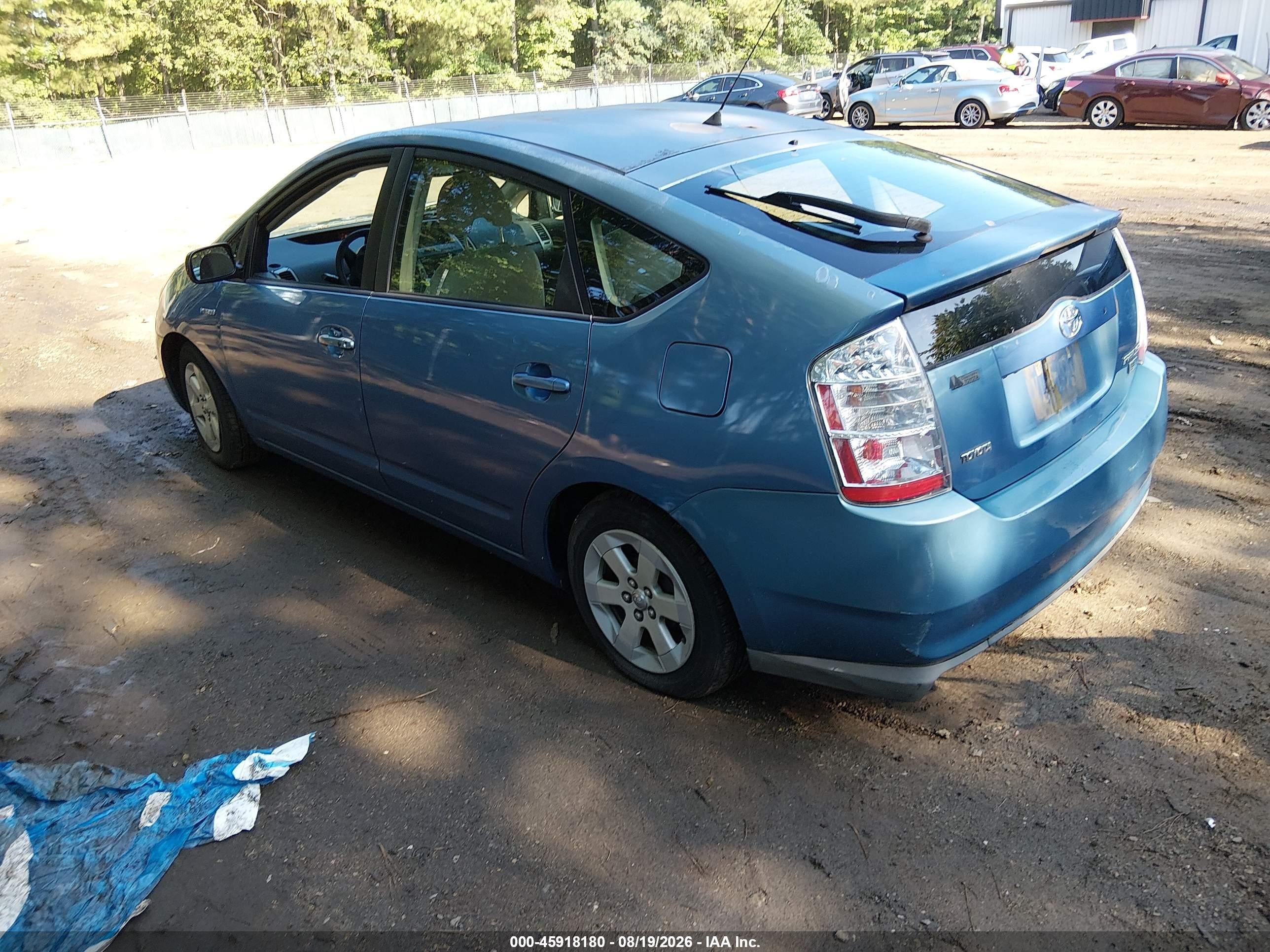 2008 Toyota Prius   Синий vin: JTDKB20U687694407
