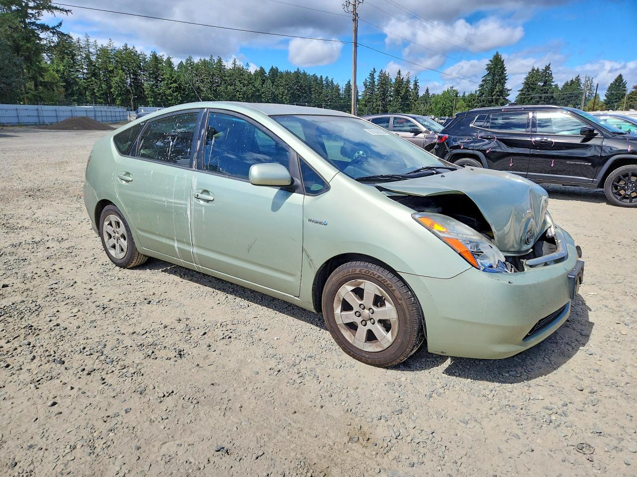 2008 Toyota Prius Standard Green vin: JTDKB20U687703493
