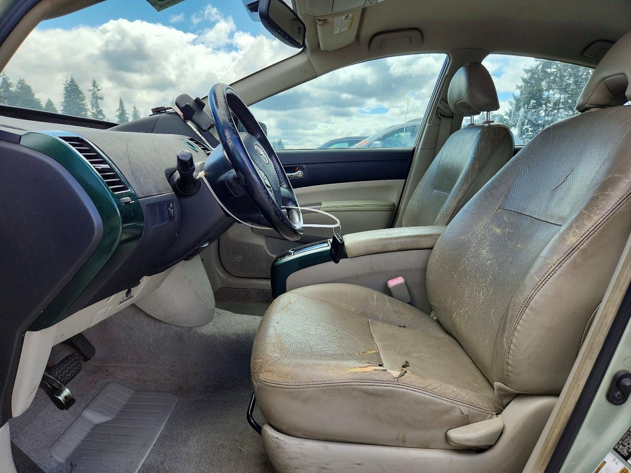 2008 Toyota Prius Standard Green vin: JTDKB20U687703493