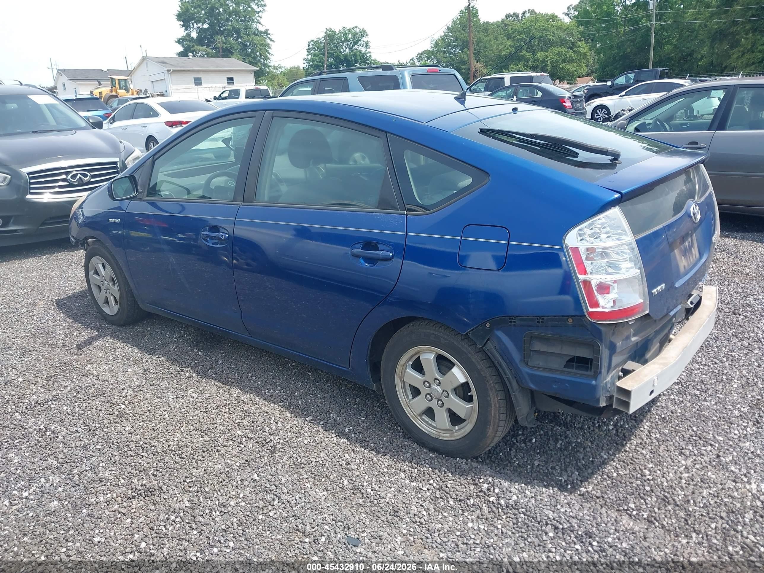 2008 Toyota Prius   Синий vin: JTDKB20U687706121