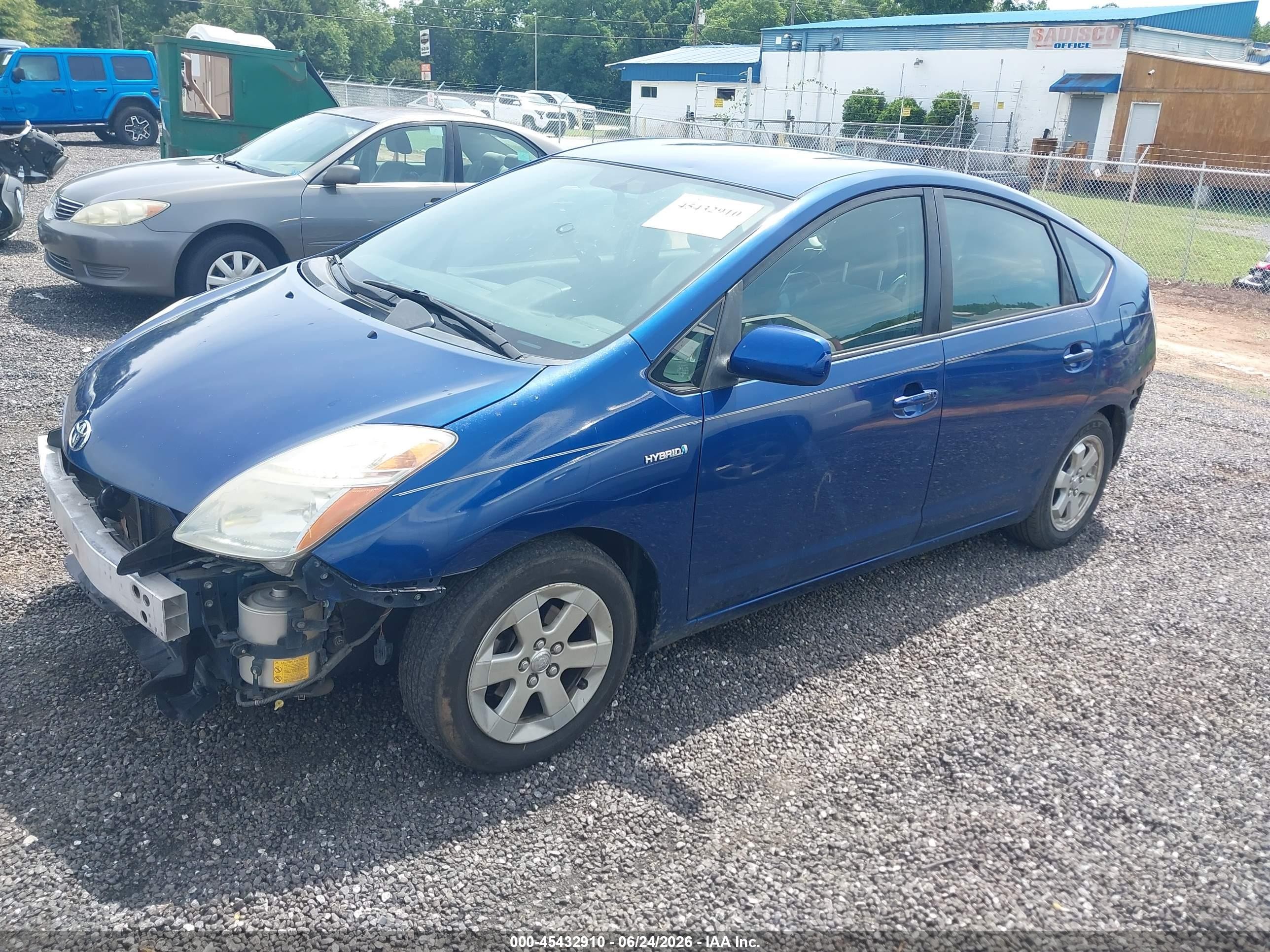 2008 Toyota Prius   Синий vin: JTDKB20U687706121