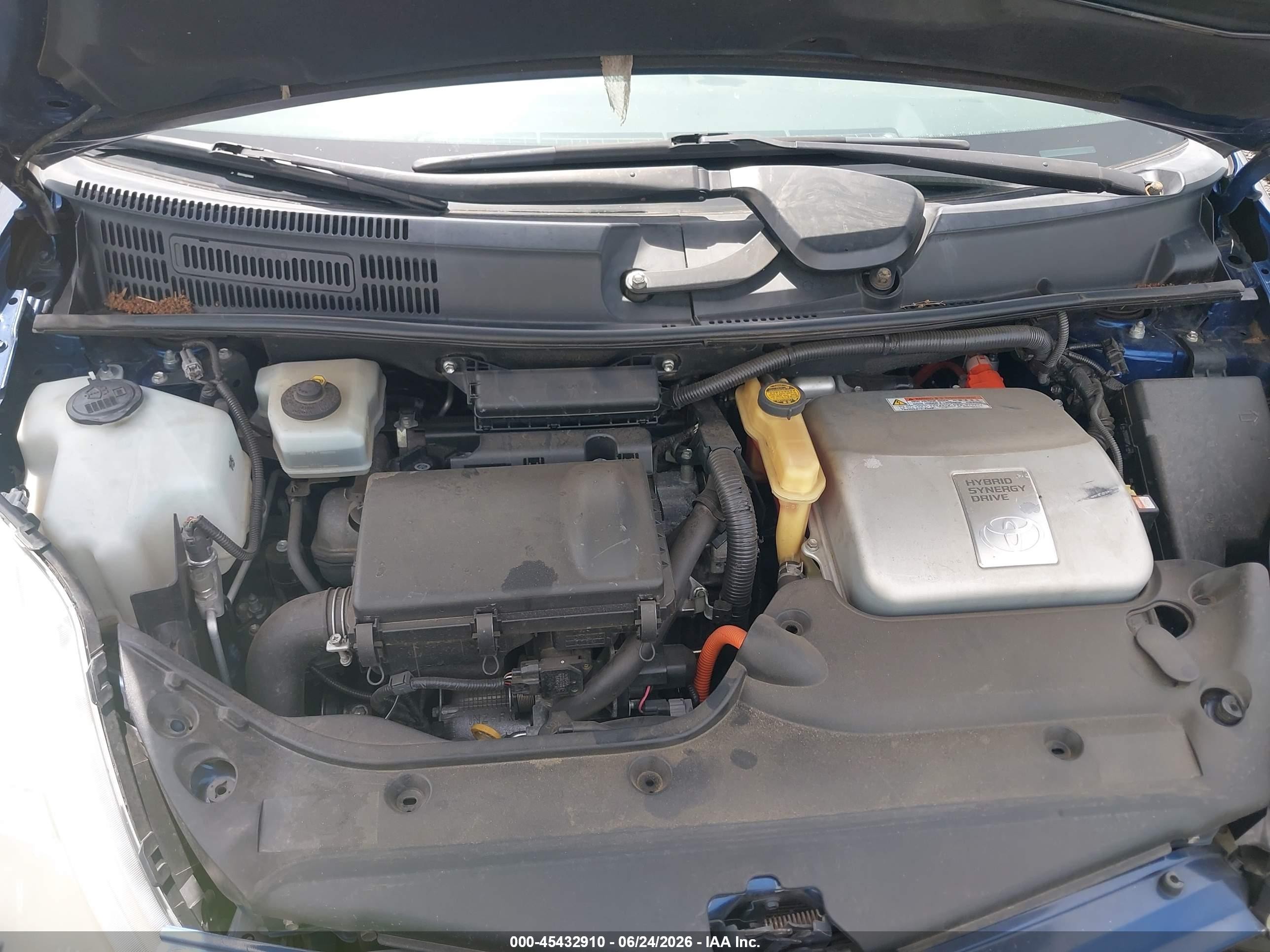 2008 Toyota Prius   Синий vin: JTDKB20U687706121