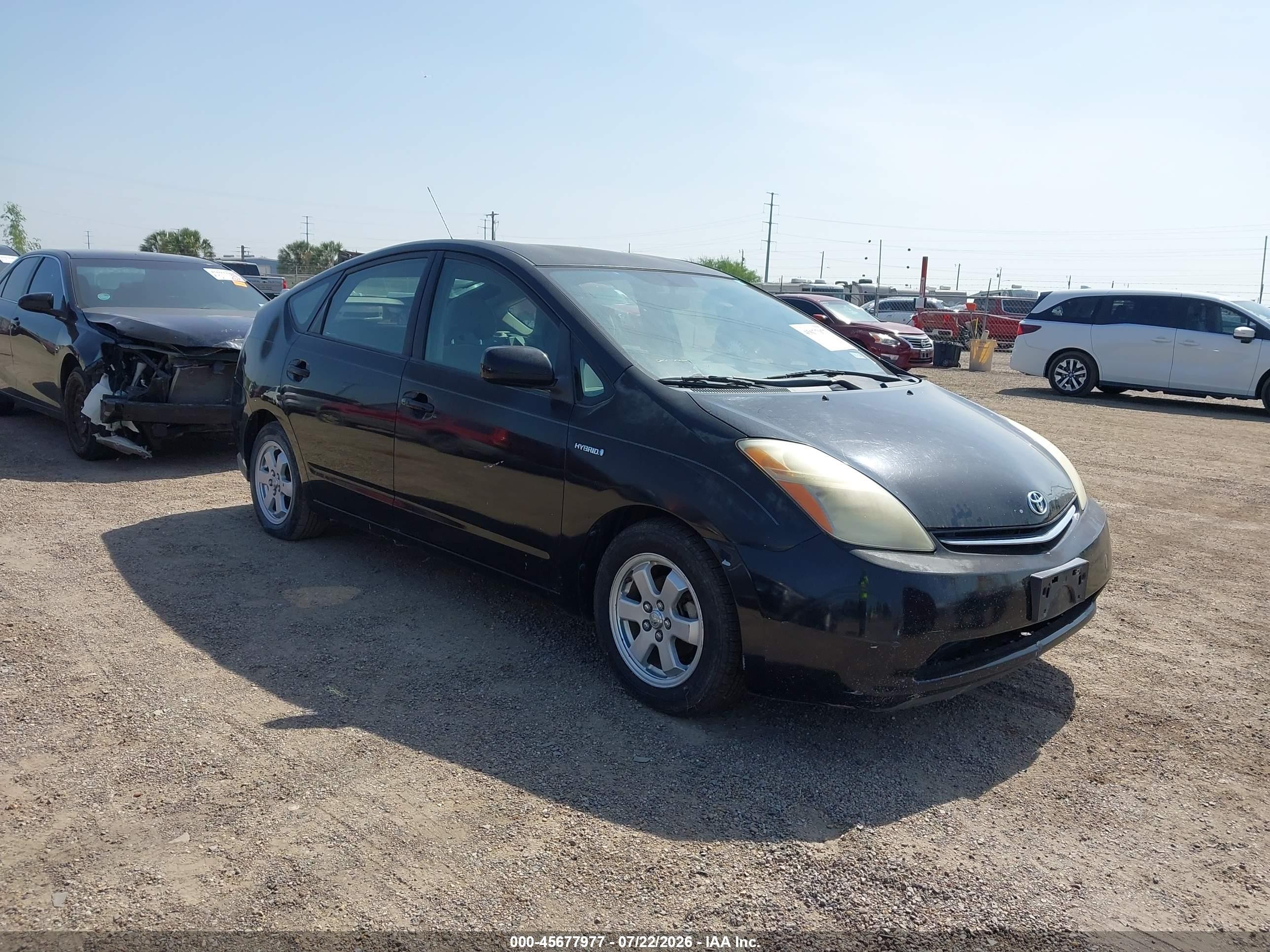 2008 Toyota Prius   Black vin: JTDKB20U687721413