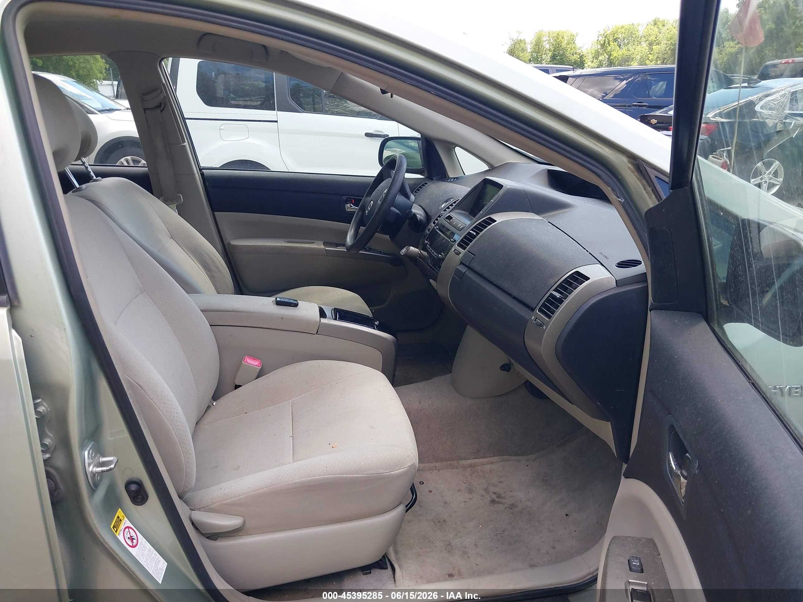 2008 Toyota Prius   Green vin: JTDKB20U687733738