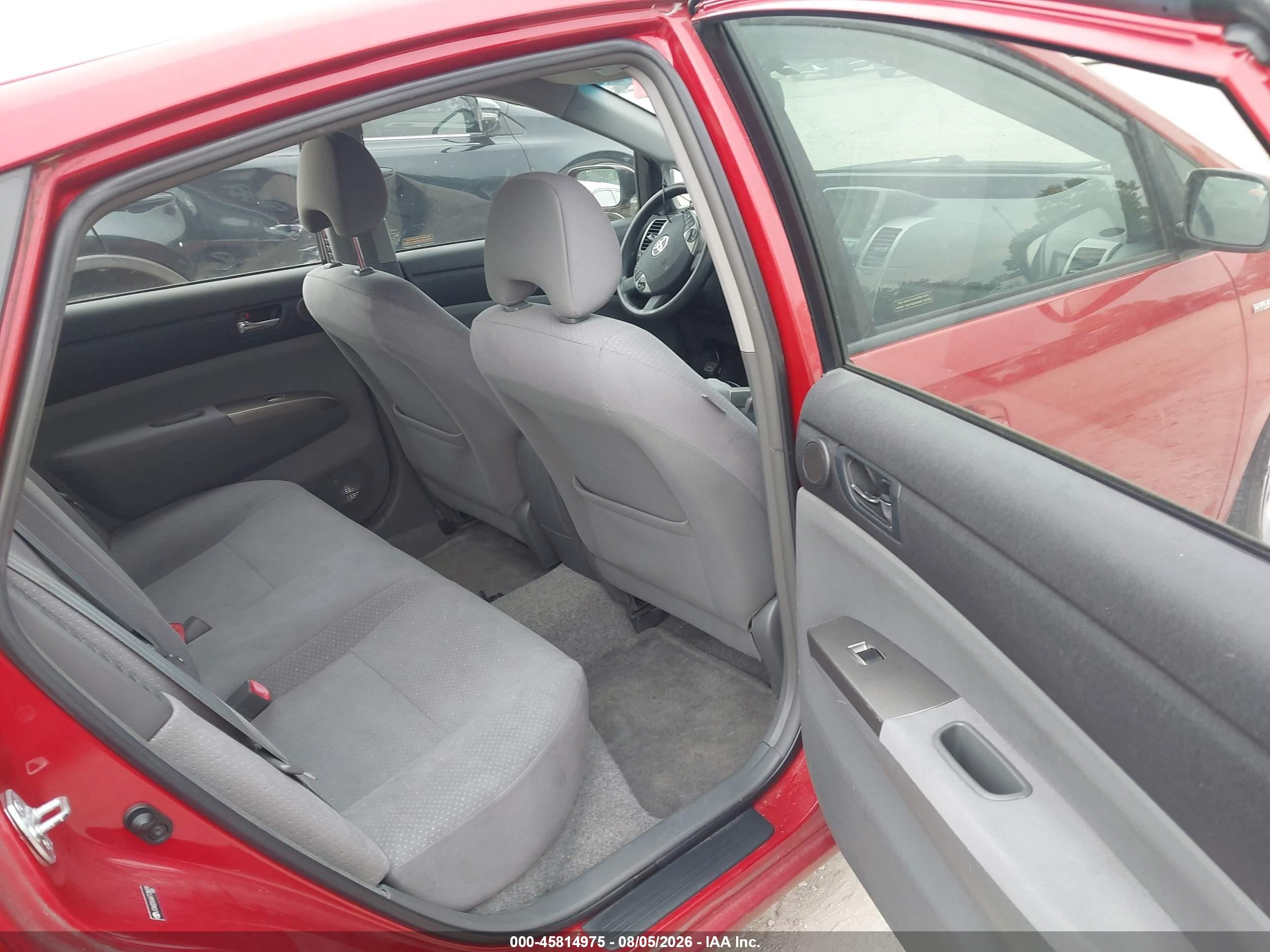 2008 Toyota Prius   Red vin: JTDKB20U687738079