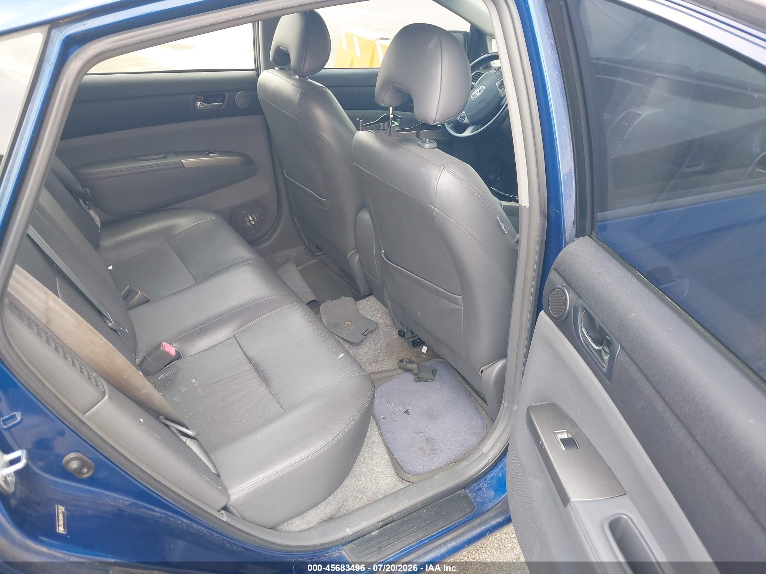 2008 Toyota Prius   Синий vin: JTDKB20U687747462