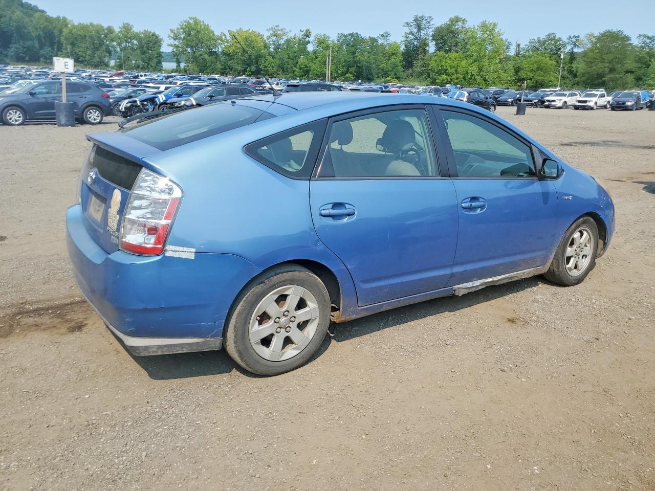2008 Toyota Prius Base Blue vin: JTDKB20U687749017