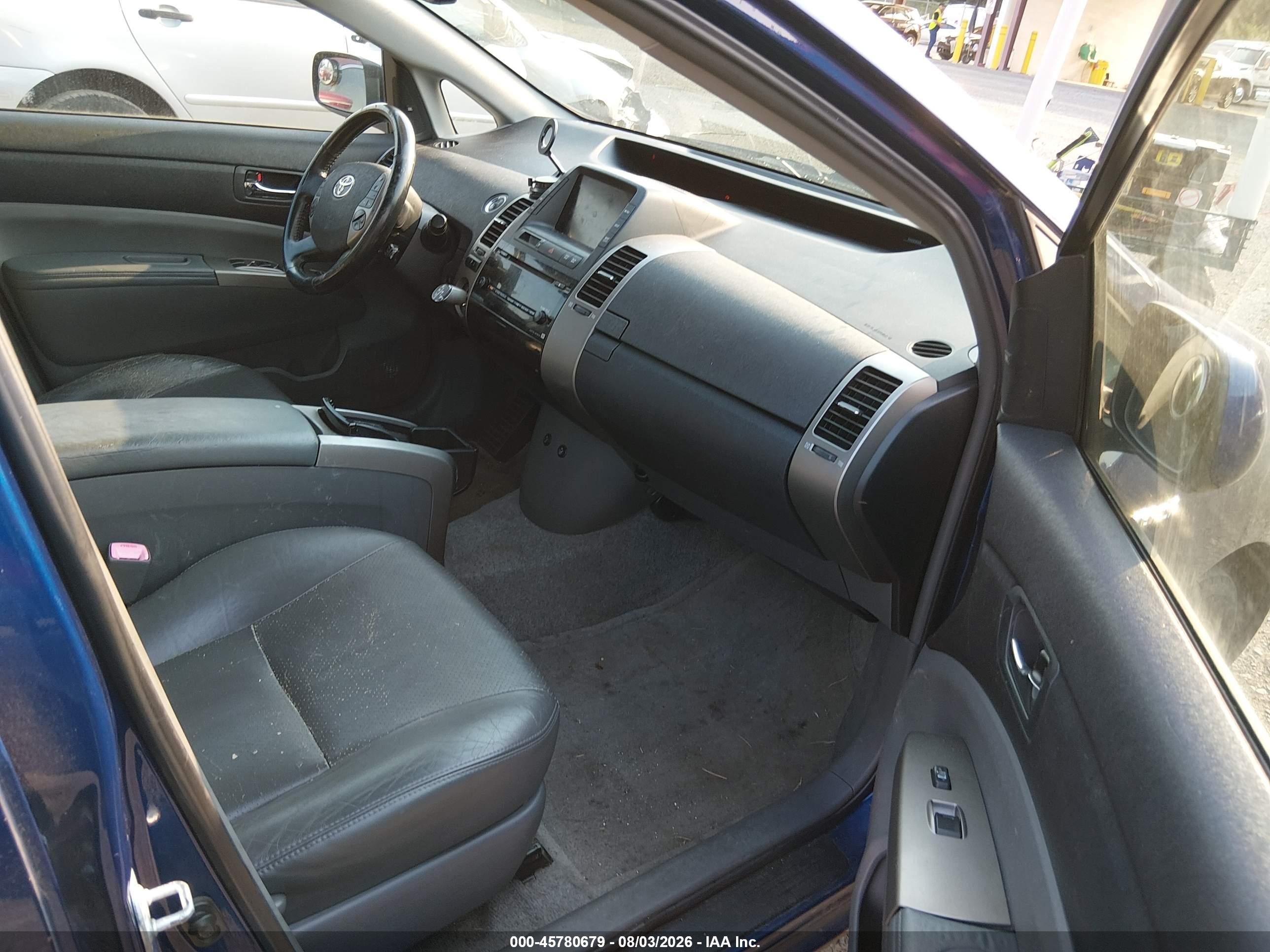 2008 Toyota Prius Touring Blue vin: JTDKB20U687760910