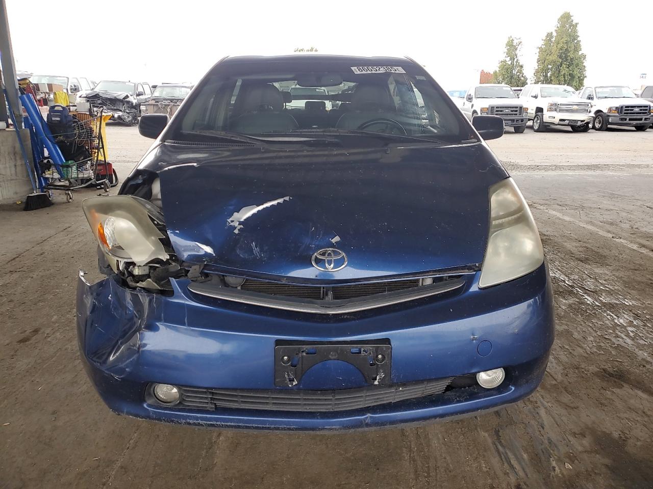 2008 Toyota Prius Blue vin: JTDKB20U687765217