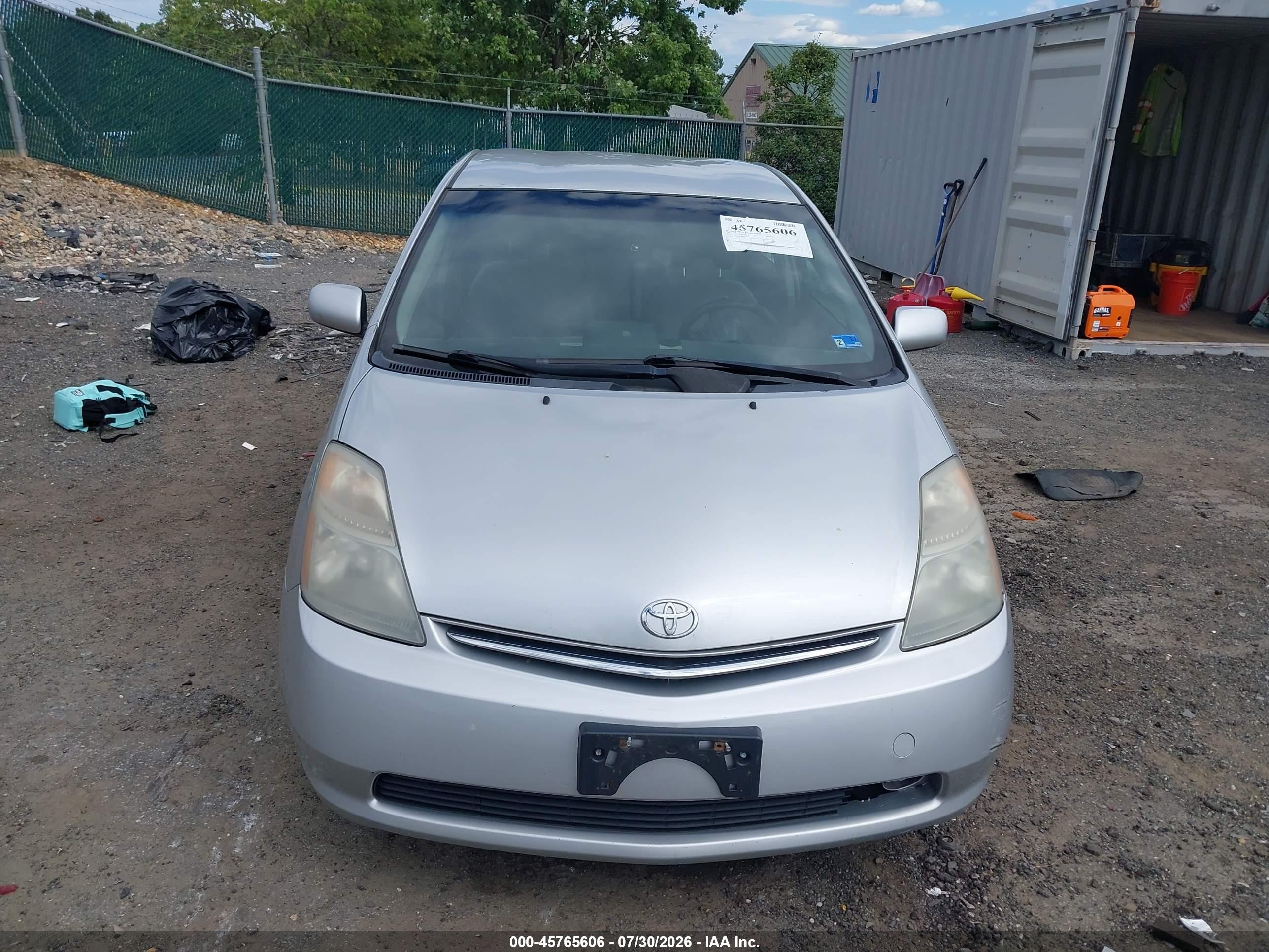2008 Toyota Prius Silver vin: JTDKB20U687777741