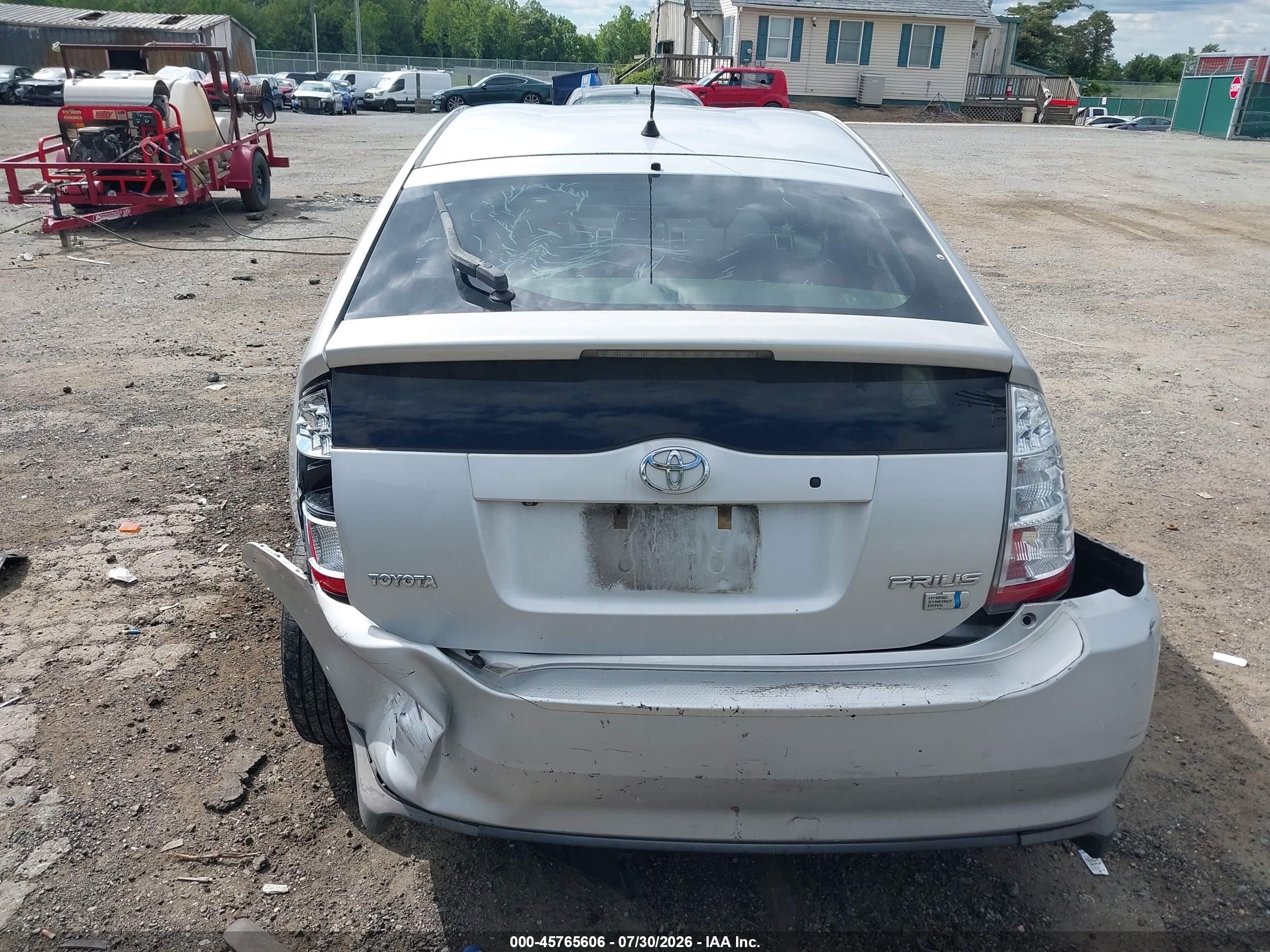 2008 Toyota Prius Silver vin: JTDKB20U687777741