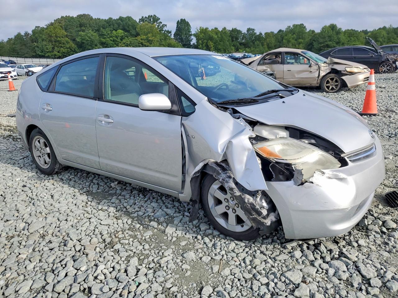 2008 Toyota Prius Standard Silver vin: JTDKB20U687786116