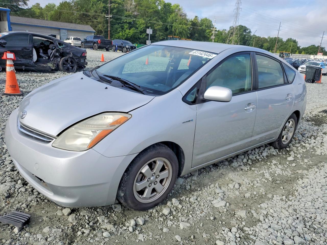 2008 Toyota Prius Standard Silver vin: JTDKB20U687786116