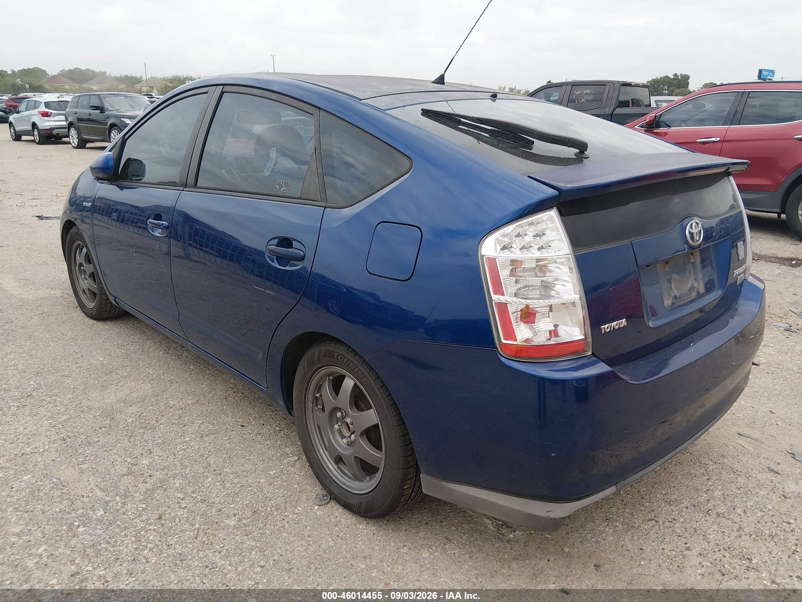 2008 Toyota Prius Touring Blue vin: JTDKB20U687797892