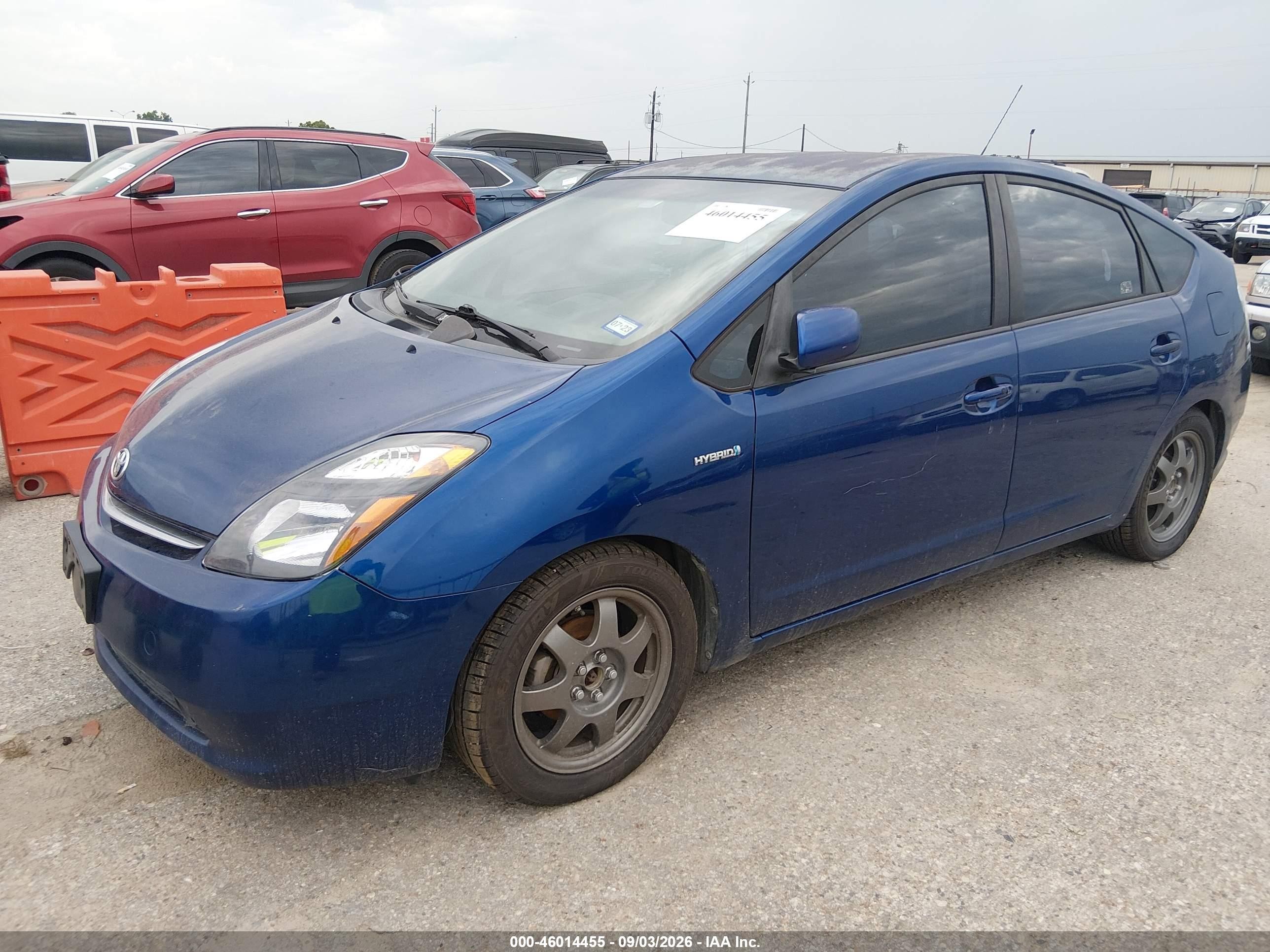 2008 Toyota Prius Touring Blue vin: JTDKB20U687797892