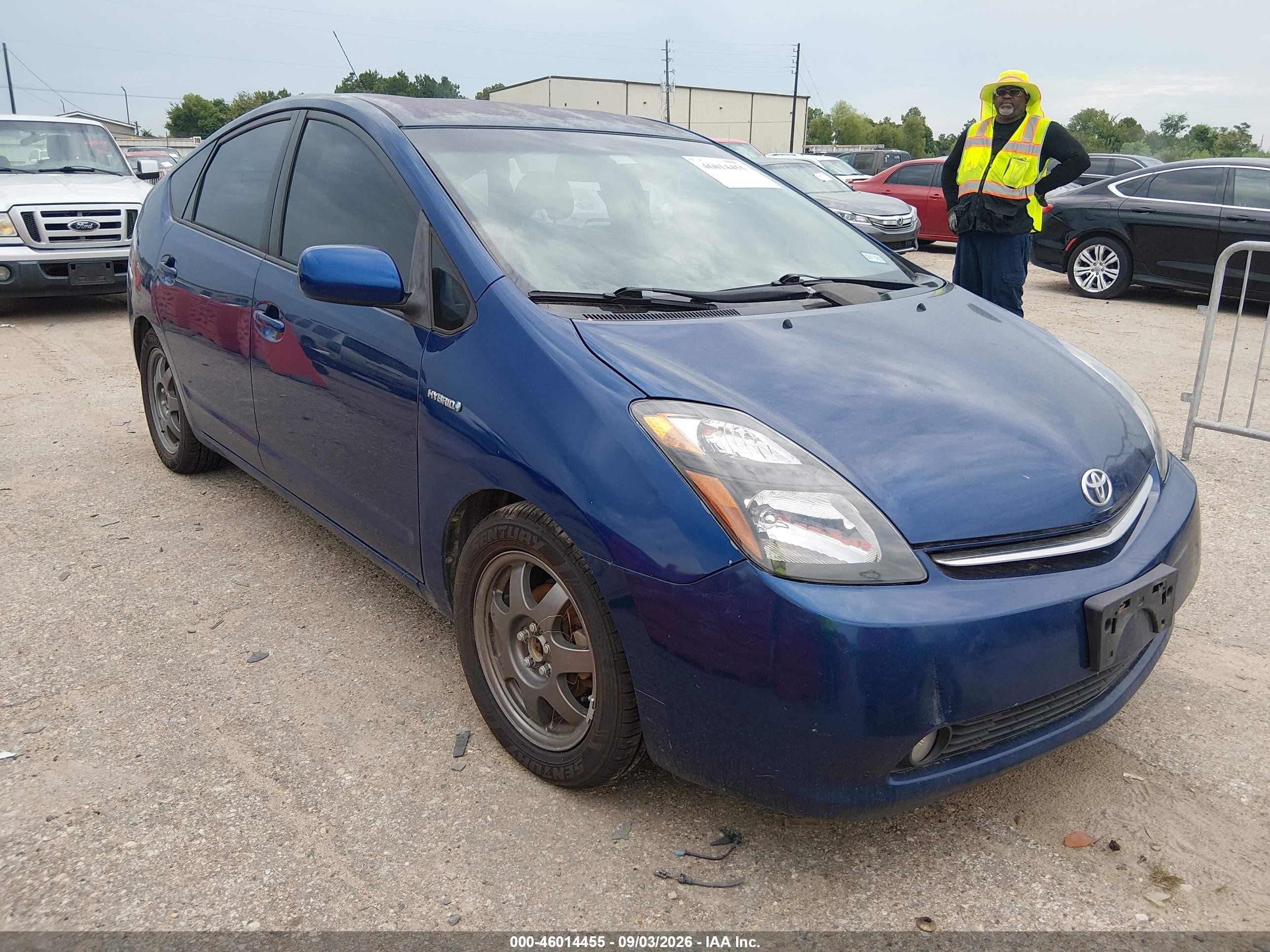 2008 Toyota Prius Touring Blue vin: JTDKB20U687797892