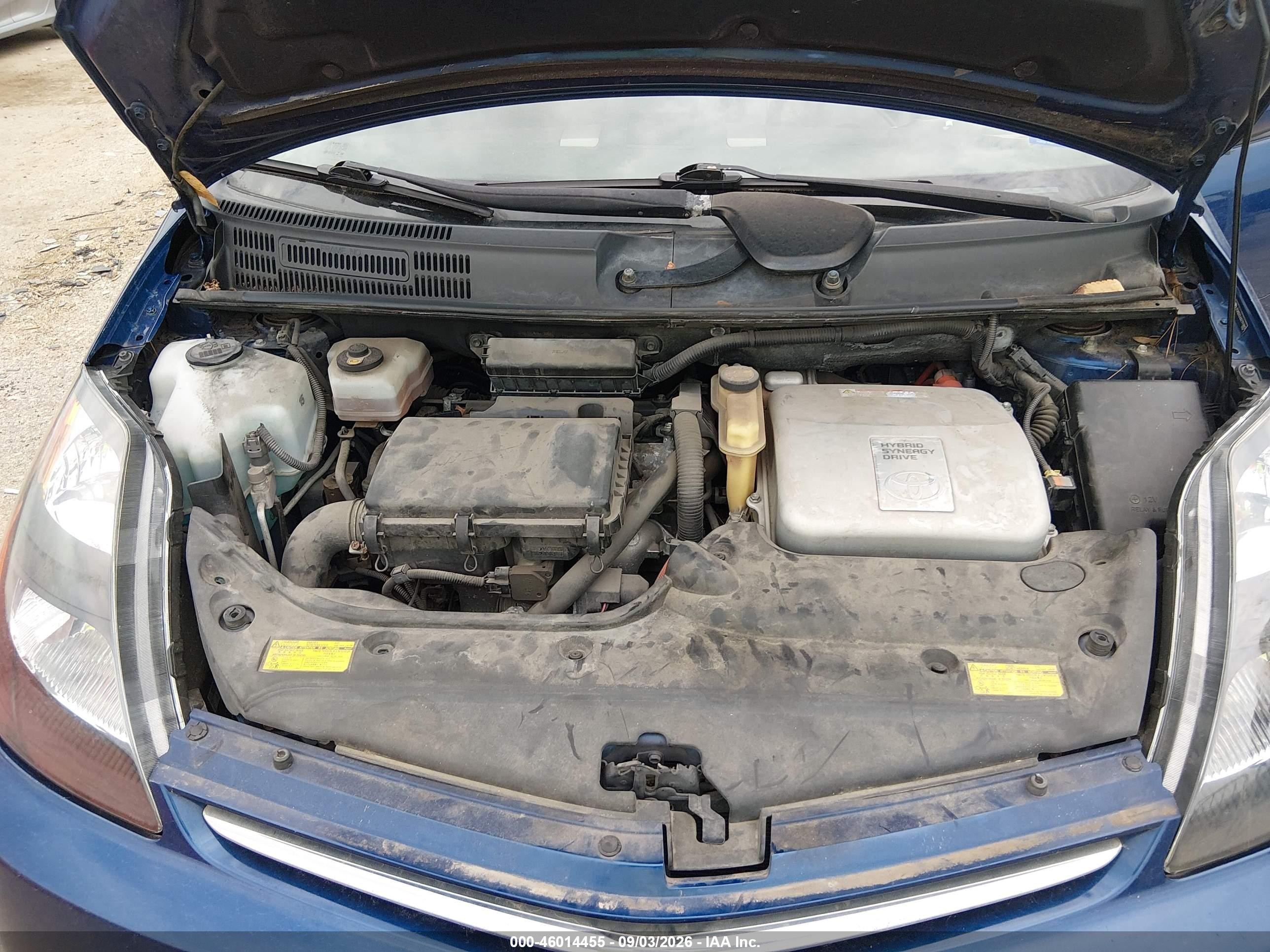 2008 Toyota Prius Touring Blue vin: JTDKB20U687797892